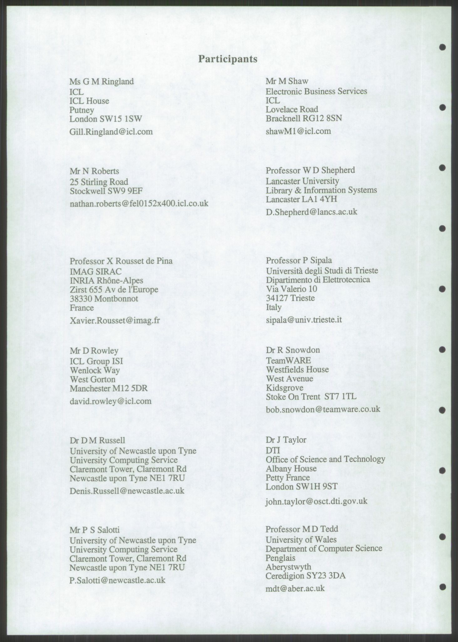 Nygaard, Kristen, AV/RA-PA-1398/F/Fh/L0001: Systemarbeid/brukermedvirkning, 1979-2002, s. 550