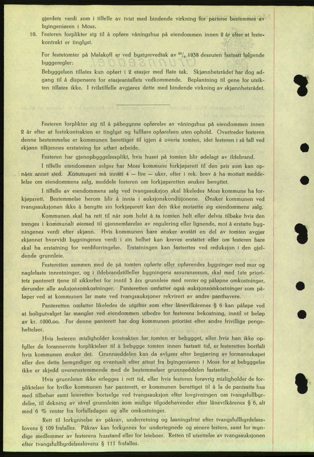 Moss sorenskriveri, SAO/A-10168: Pantebok nr. A5, 1938-1939, Dagboknr: 2366/1938