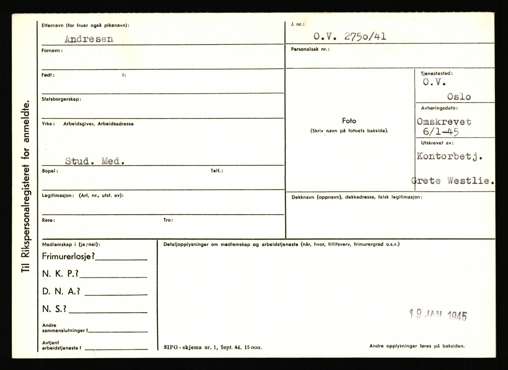 Statspolitiet - Hovedkontoret / Osloavdelingen, AV/RA-S-1329/C/Ca/L0001: Aabakken - Armann, 1943-1945, s. 3985