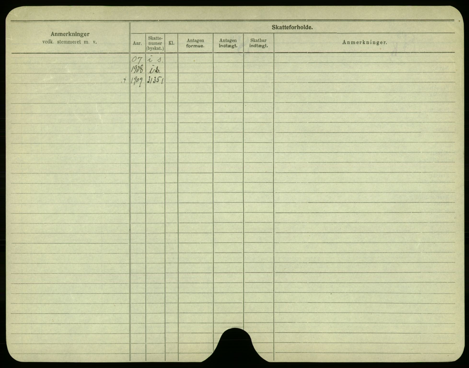 Oslo folkeregister, Registerkort, SAO/A-11715/F/Fa/Fac/L0005: Menn, 1906-1914, s. 800b