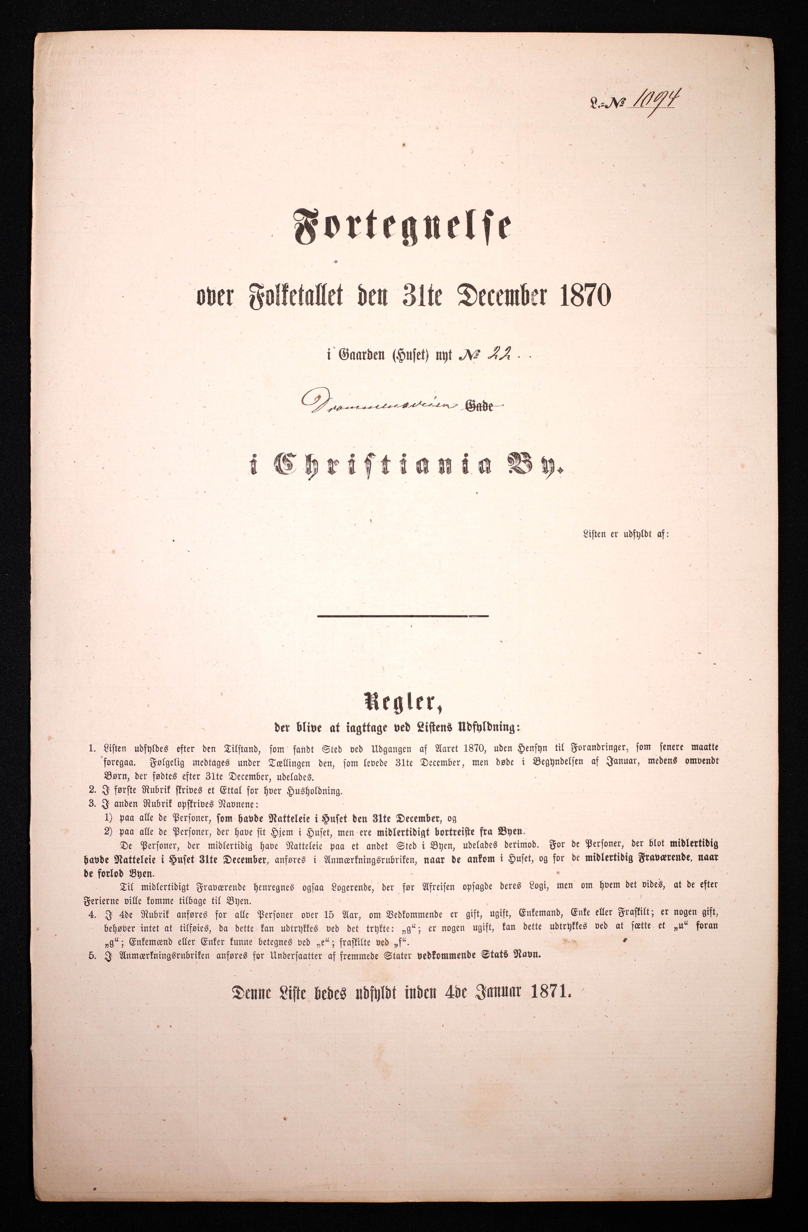 RA, Folketelling 1870 for 0301 Kristiania kjøpstad, 1870, s. 684