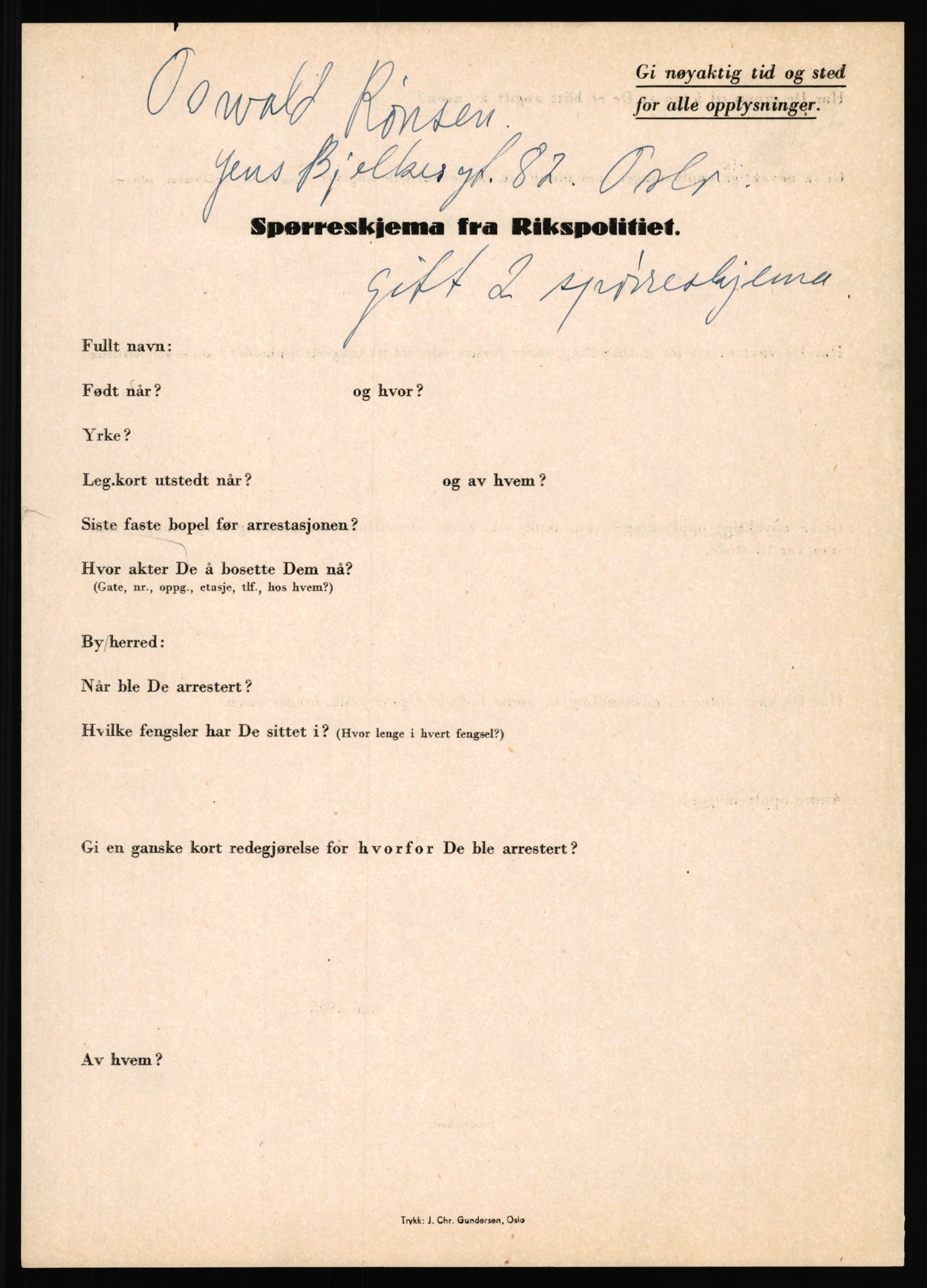 Rikspolitisjefen, AV/RA-S-1560/L/L0014: Pettersen, Aksel - Savosnick, Ernst, 1940-1945, s. 1006