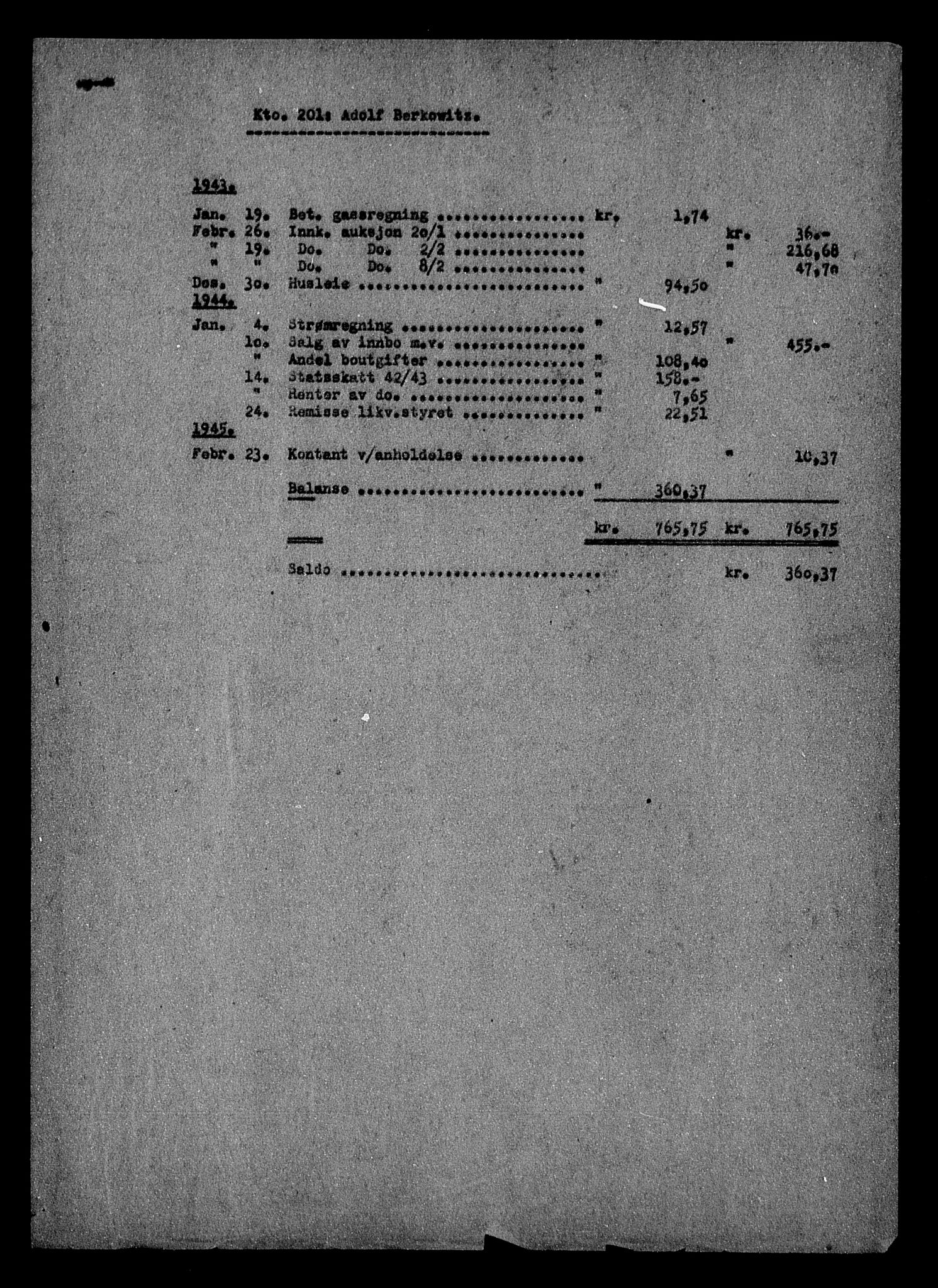 Justisdepartementet, Tilbakeføringskontoret for inndratte formuer, AV/RA-S-1564/H/Hc/Hcd/L0991: --, 1945-1947, s. 95