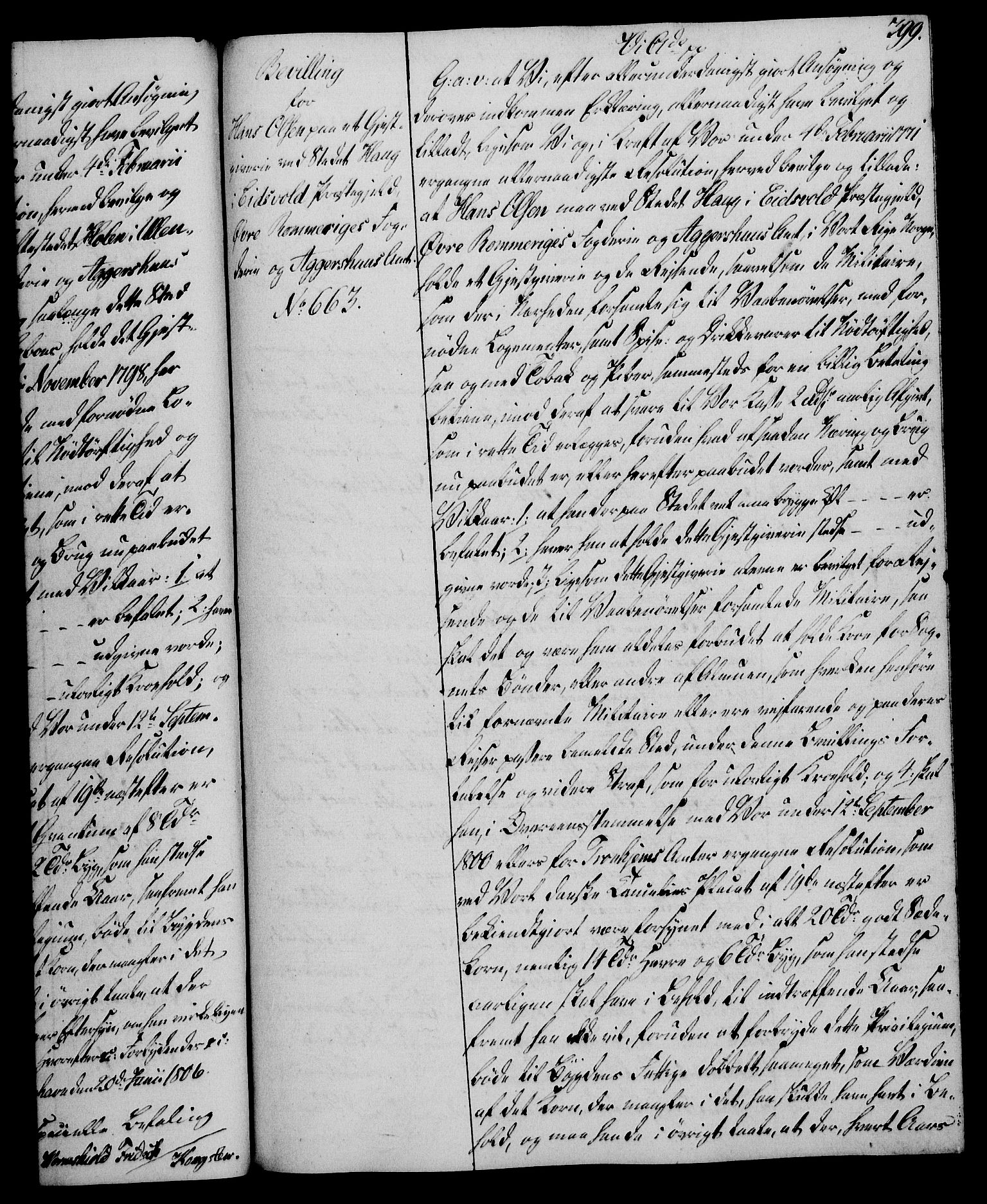 Rentekammeret, Kammerkanselliet, AV/RA-EA-3111/G/Gg/Gga/L0018: Norsk ekspedisjonsprotokoll med register (merket RK 53.18), 1804-1806, s. 399