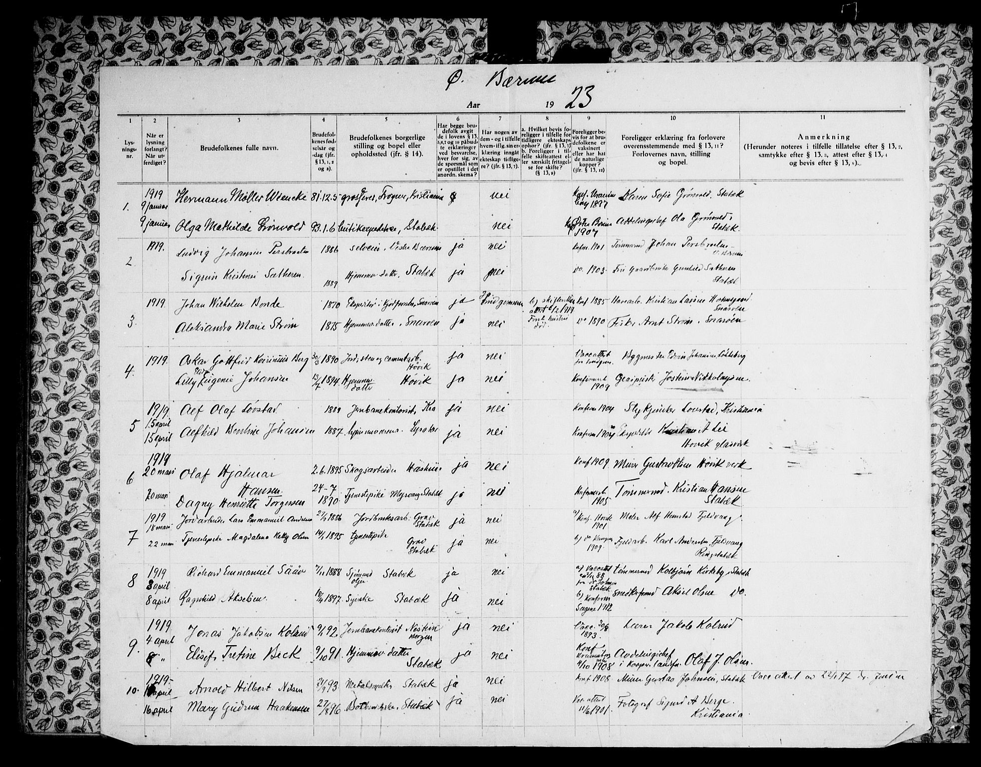 Østre Bærum prestekontor Kirkebøker, AV/SAO-A-10887/F/Fa/L0002: Ministerialbok nr. 2, 1904-1924