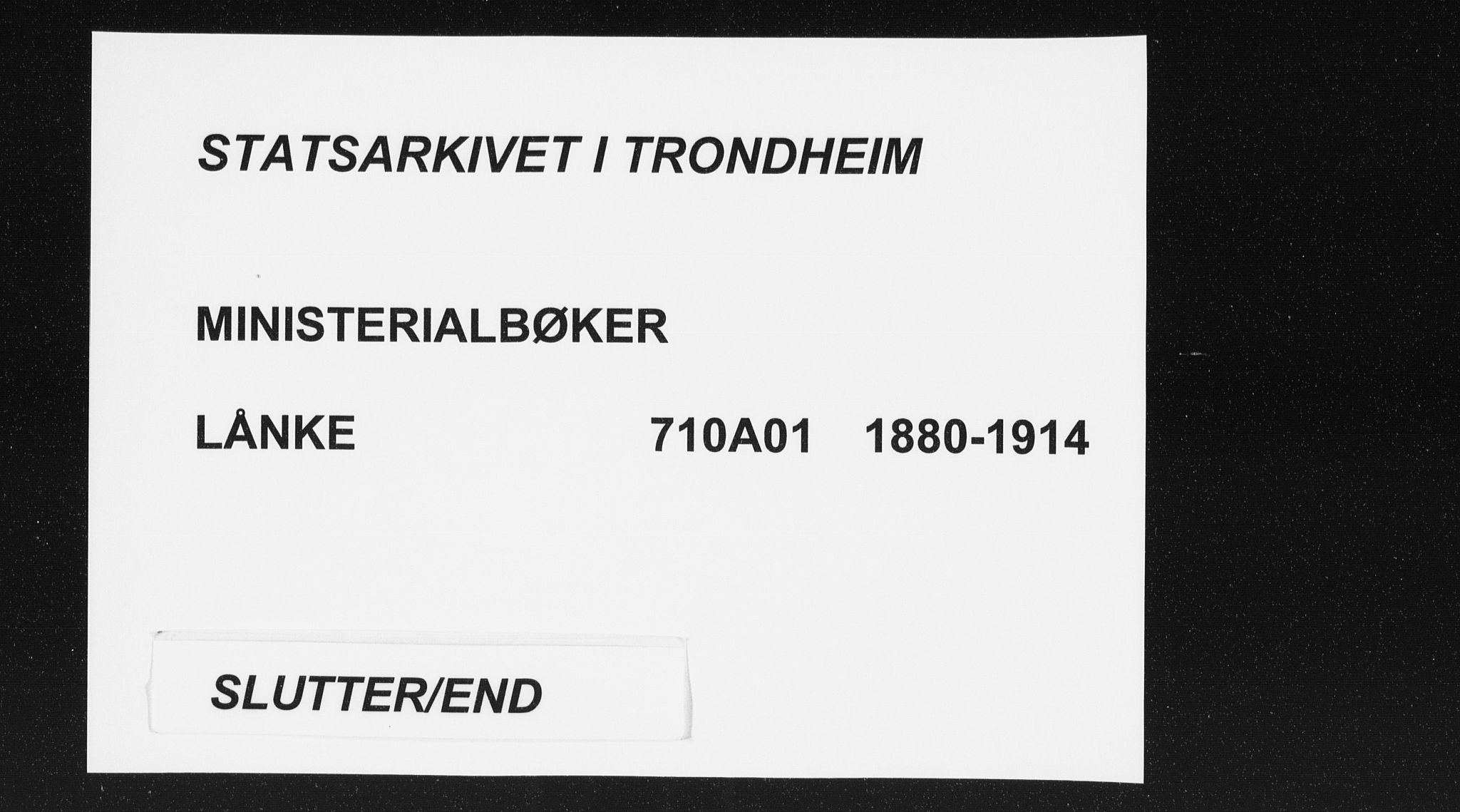 Ministerialprotokoller, klokkerbøker og fødselsregistre - Nord-Trøndelag, SAT/A-1458/710/L0095: Ministerialbok nr. 710A01, 1880-1914