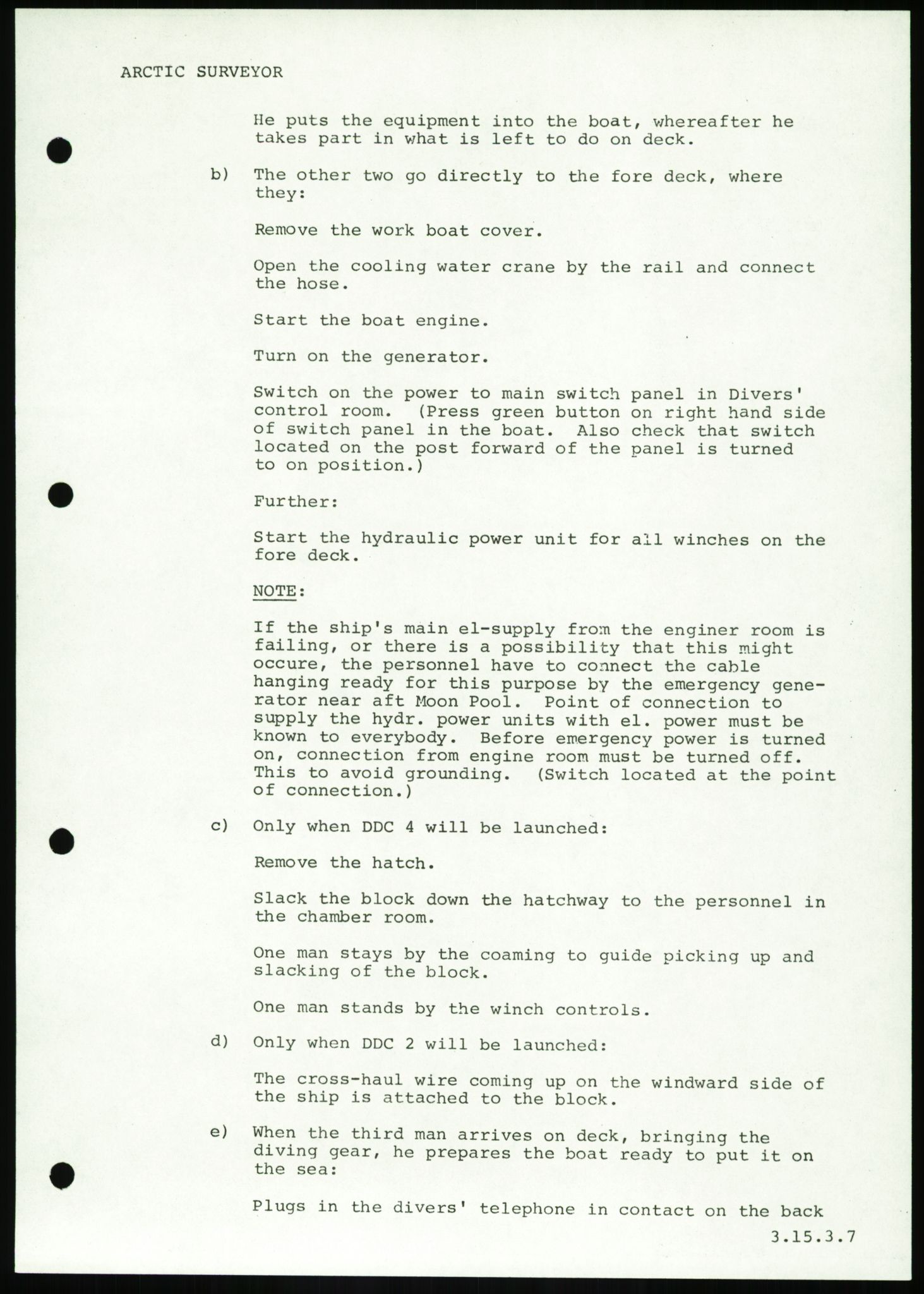 Justisdepartementet, Granskningskommisjonen ved Alexander Kielland-ulykken 27.3.1980, AV/RA-S-1165/D/L0016: O Beredskapsplaner (Doku.liste + O1-O3 av 3), 1980-1981, s. 207