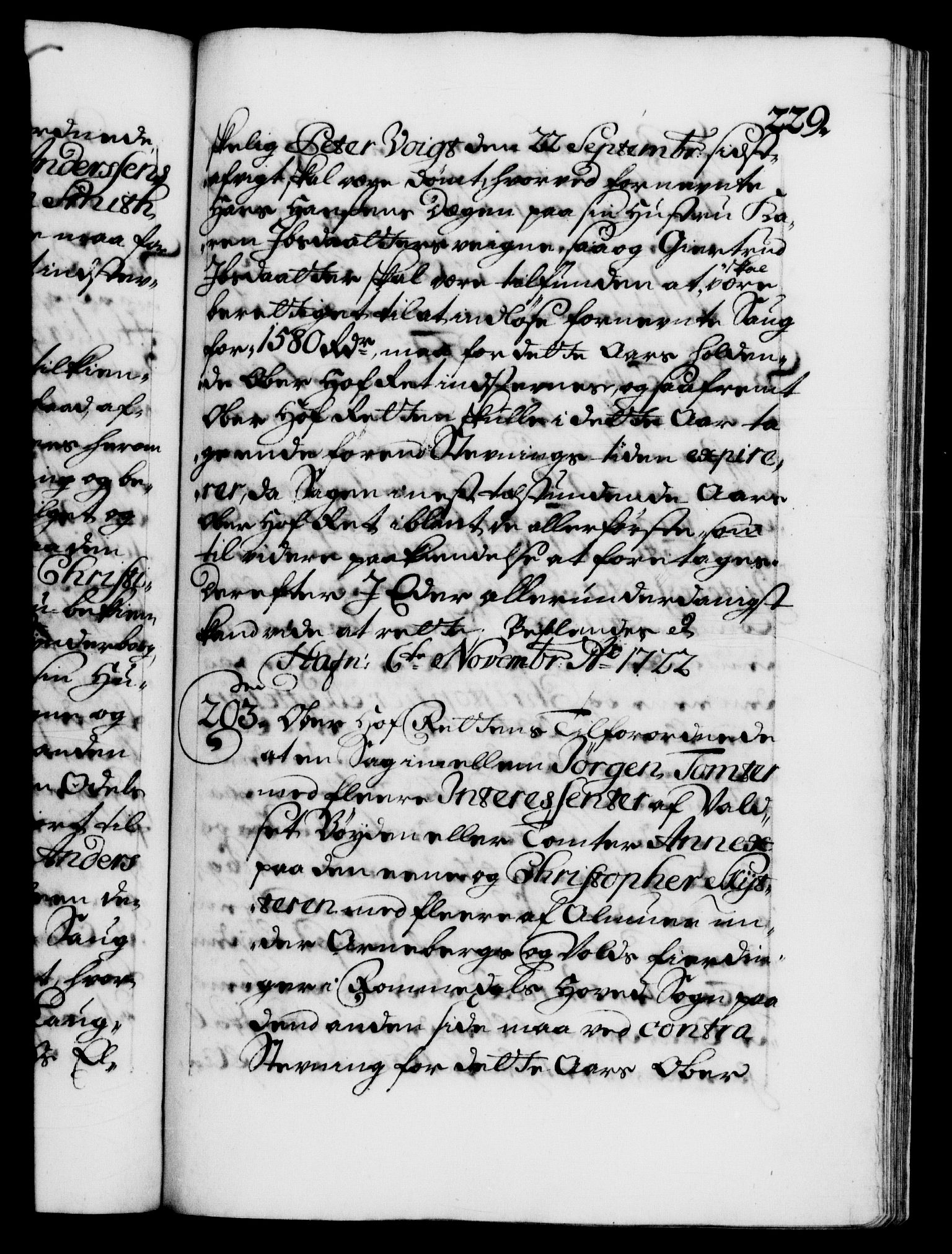 Danske Kanselli 1572-1799, AV/RA-EA-3023/F/Fc/Fca/Fcab/L0022: Norske tegnelser, 1722-1724, s. 229a