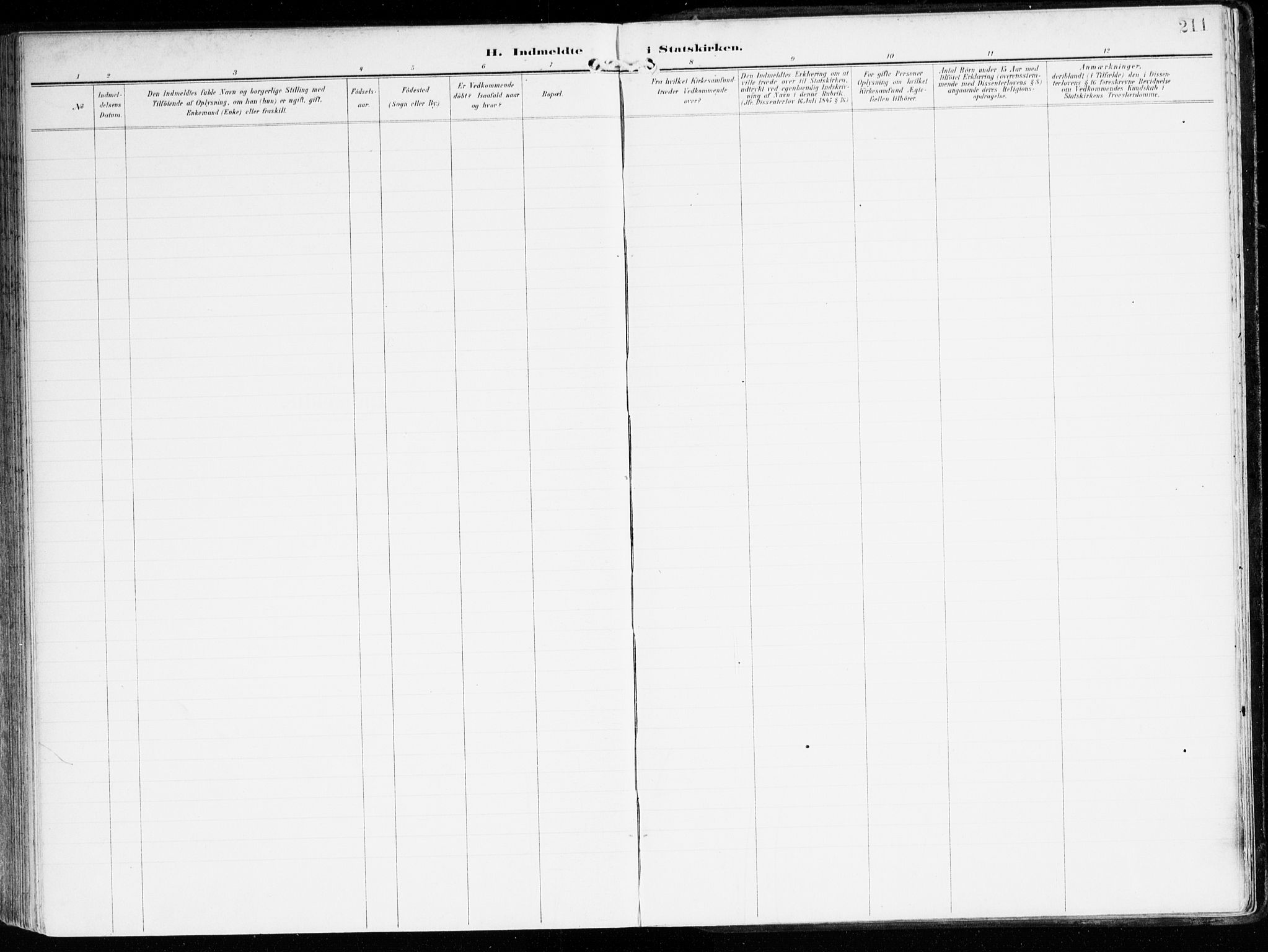 Innvik sokneprestembete, AV/SAB-A-80501: Ministerialbok nr. B 2, 1903-1929, s. 211