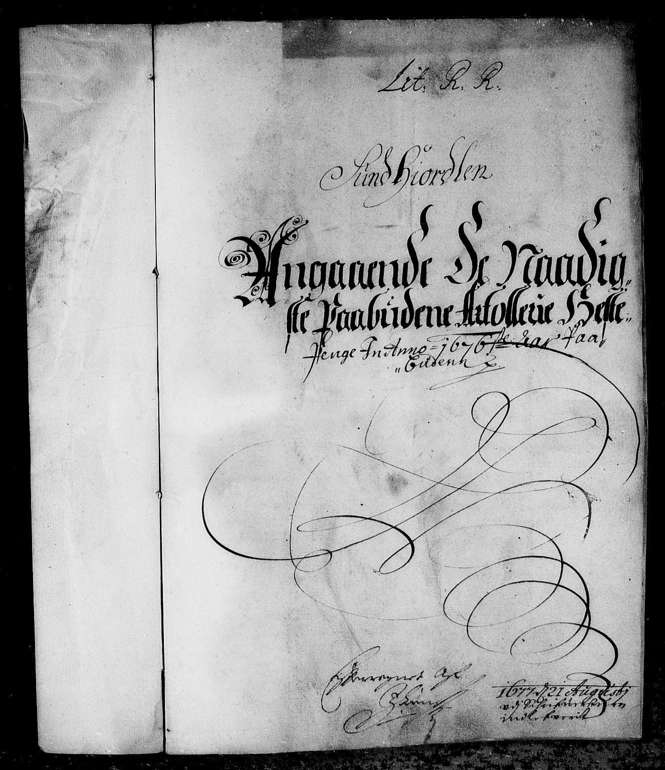 Rentekammeret inntil 1814, Reviderte regnskaper, Stiftamtstueregnskaper, Bergen stiftamt, AV/RA-EA-6043/R/Rc/L0045: Bergen stiftamt, 1676