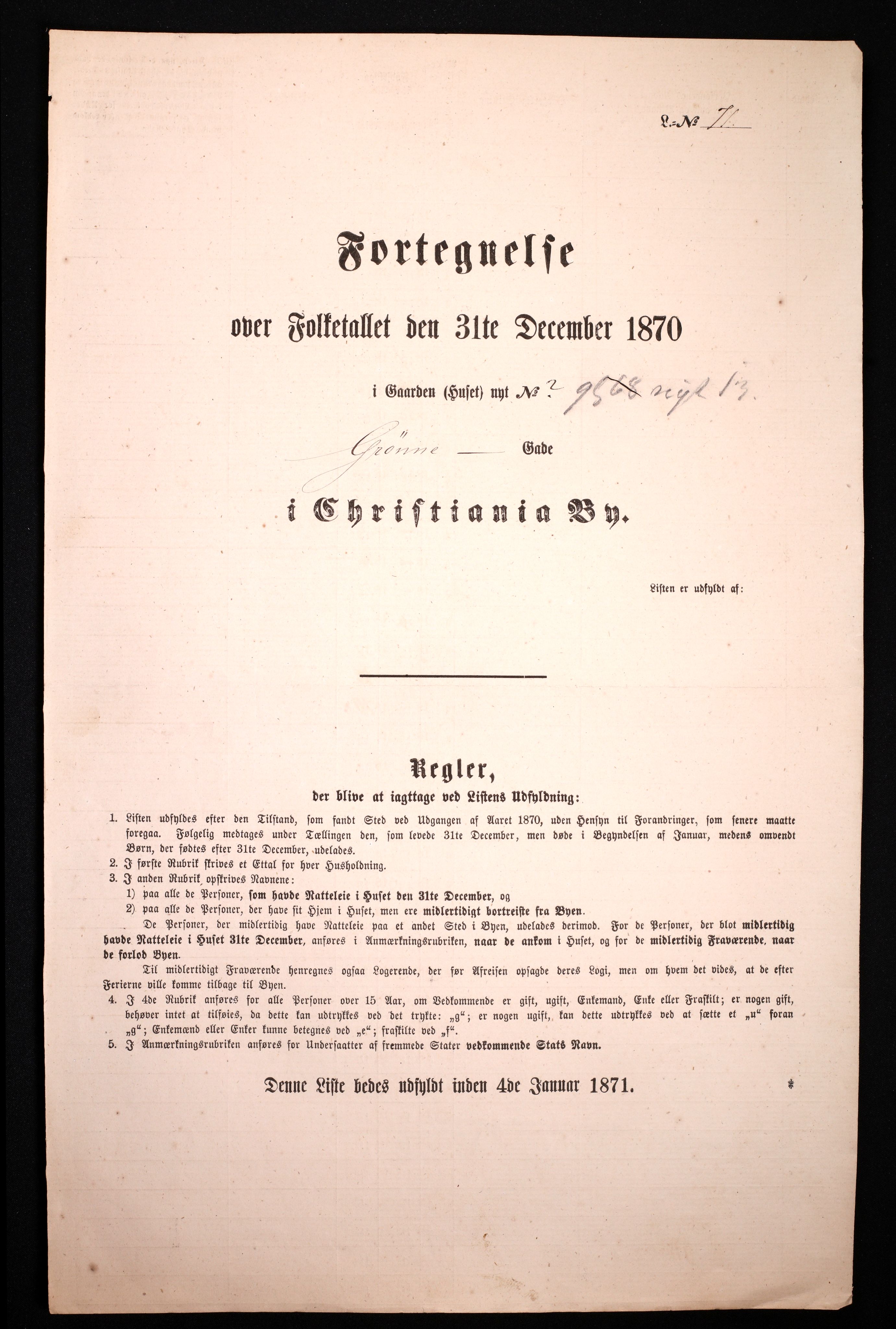 RA, Folketelling 1870 for 0301 Kristiania kjøpstad, 1870, s. 1232