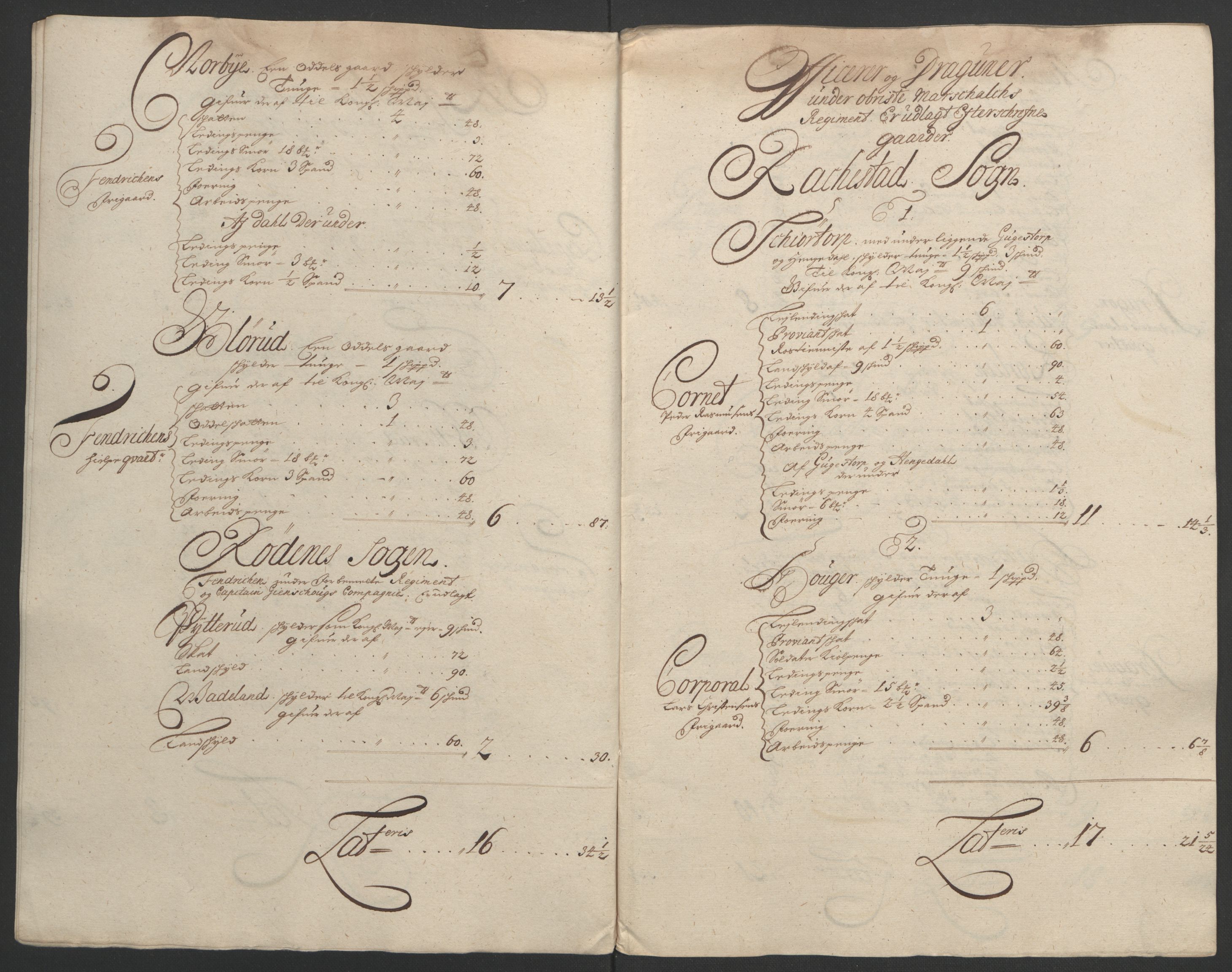 Rentekammeret inntil 1814, Reviderte regnskaper, Fogderegnskap, AV/RA-EA-4092/R07/L0285: Fogderegnskap Rakkestad, Heggen og Frøland, 1695, s. 253