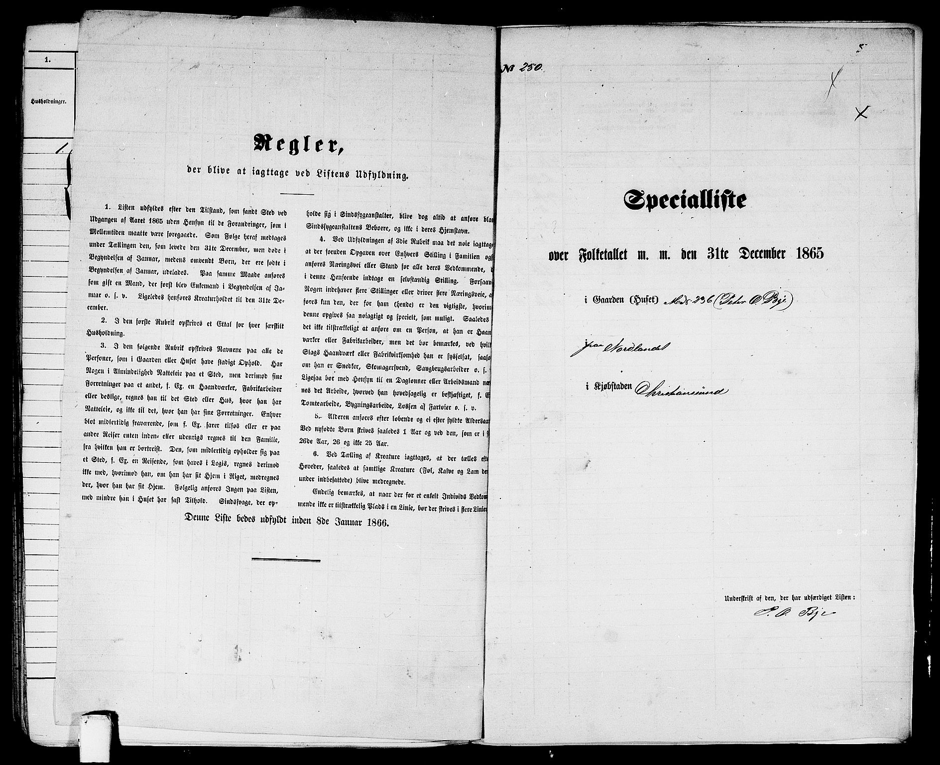 RA, Folketelling 1865 for 1503B Kristiansund prestegjeld, Kristiansund kjøpstad, 1865, s. 510