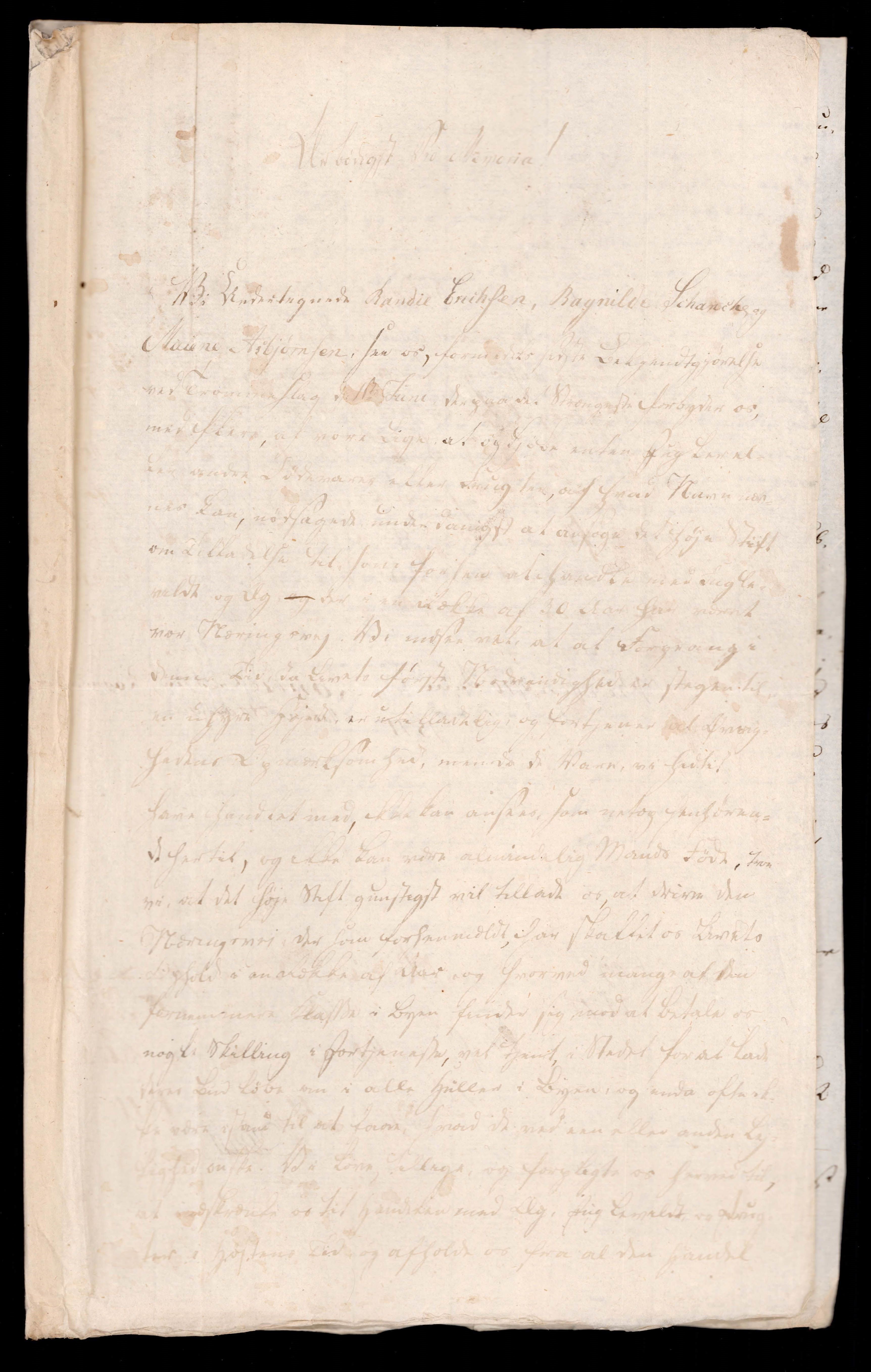 Bergen Magistrat, BBA/A-0651/E/L0002: Ansøkninger til magistraten fra selgekoner., 1784-1811