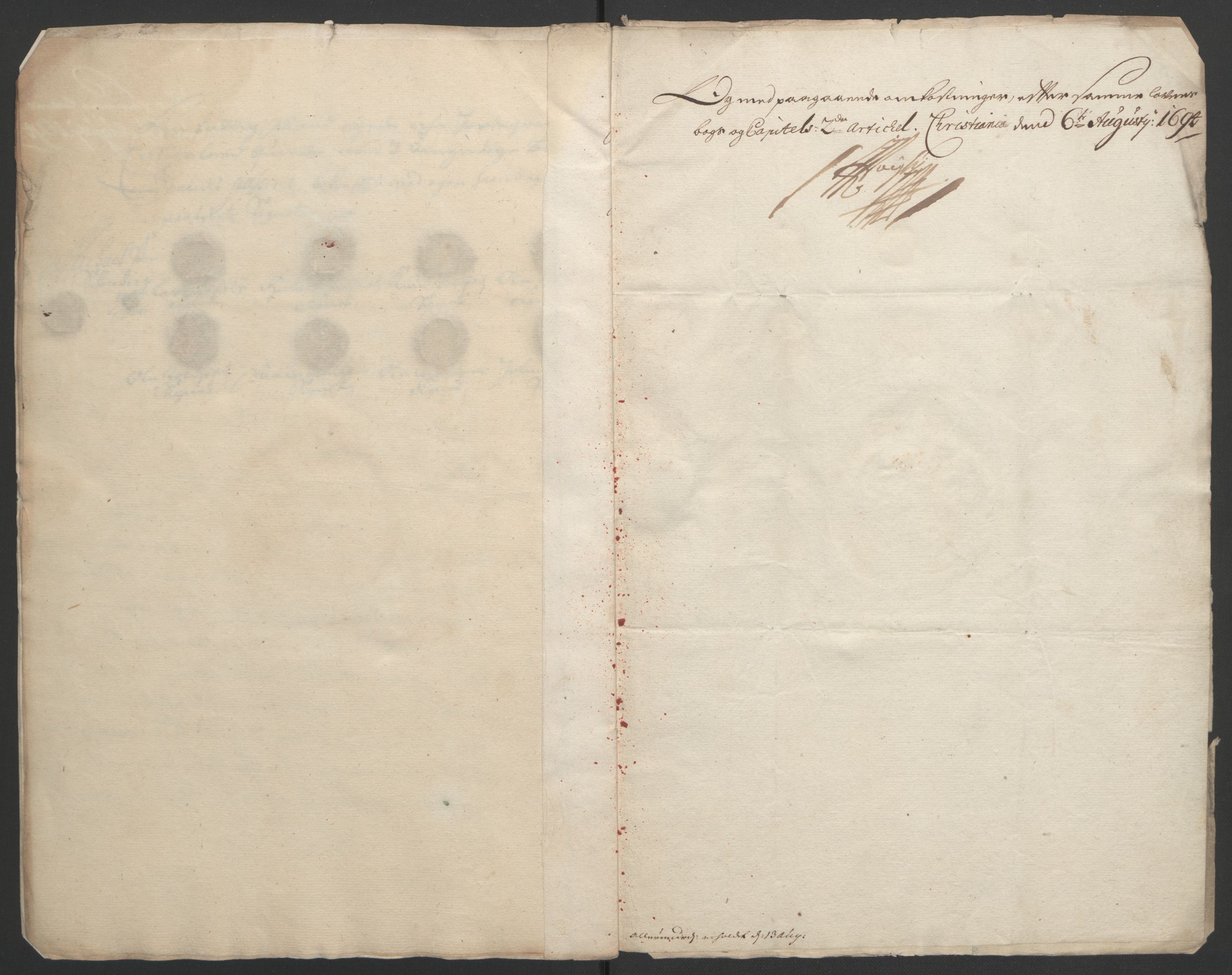 Rentekammeret inntil 1814, Reviderte regnskaper, Fogderegnskap, RA/EA-4092/R18/L1292: Fogderegnskap Hadeland, Toten og Valdres, 1693-1694, s. 462