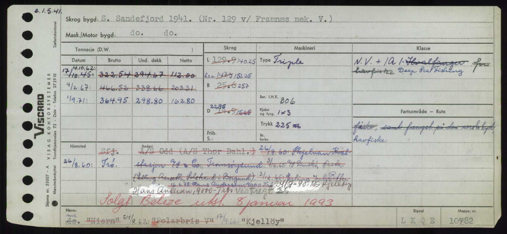 Sjøfartsdirektoratet med forløpere, Skipsmålingen, RA/S-1627/H/Hd/L0020: Fartøy, K-Kon, s. 325