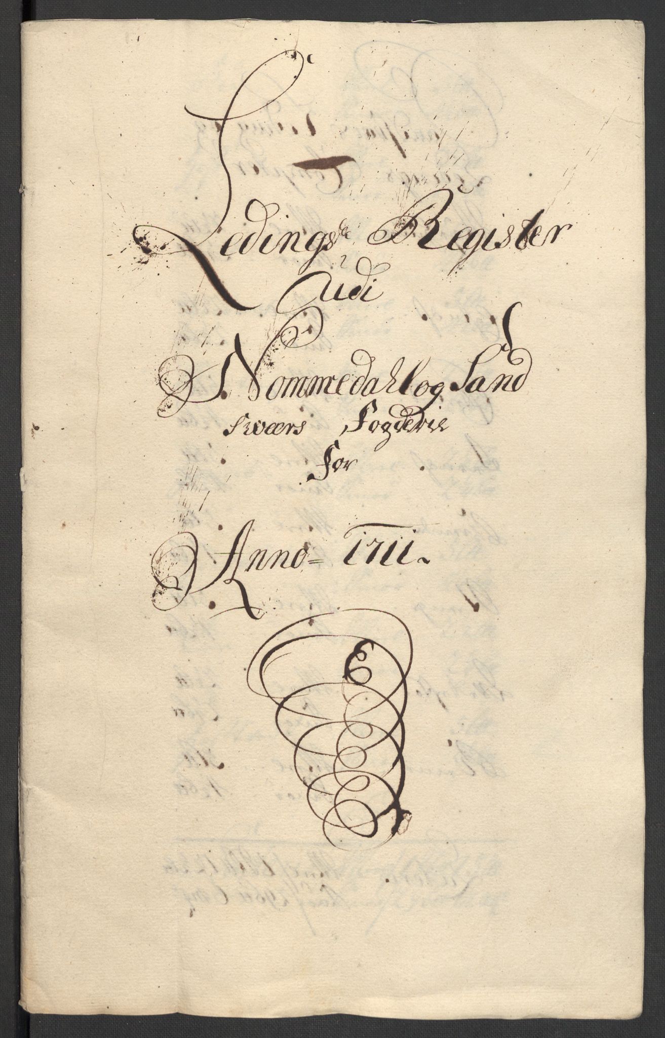 Rentekammeret inntil 1814, Reviderte regnskaper, Fogderegnskap, RA/EA-4092/R24/L1586: Fogderegnskap Numedal og Sandsvær, 1711, s. 21