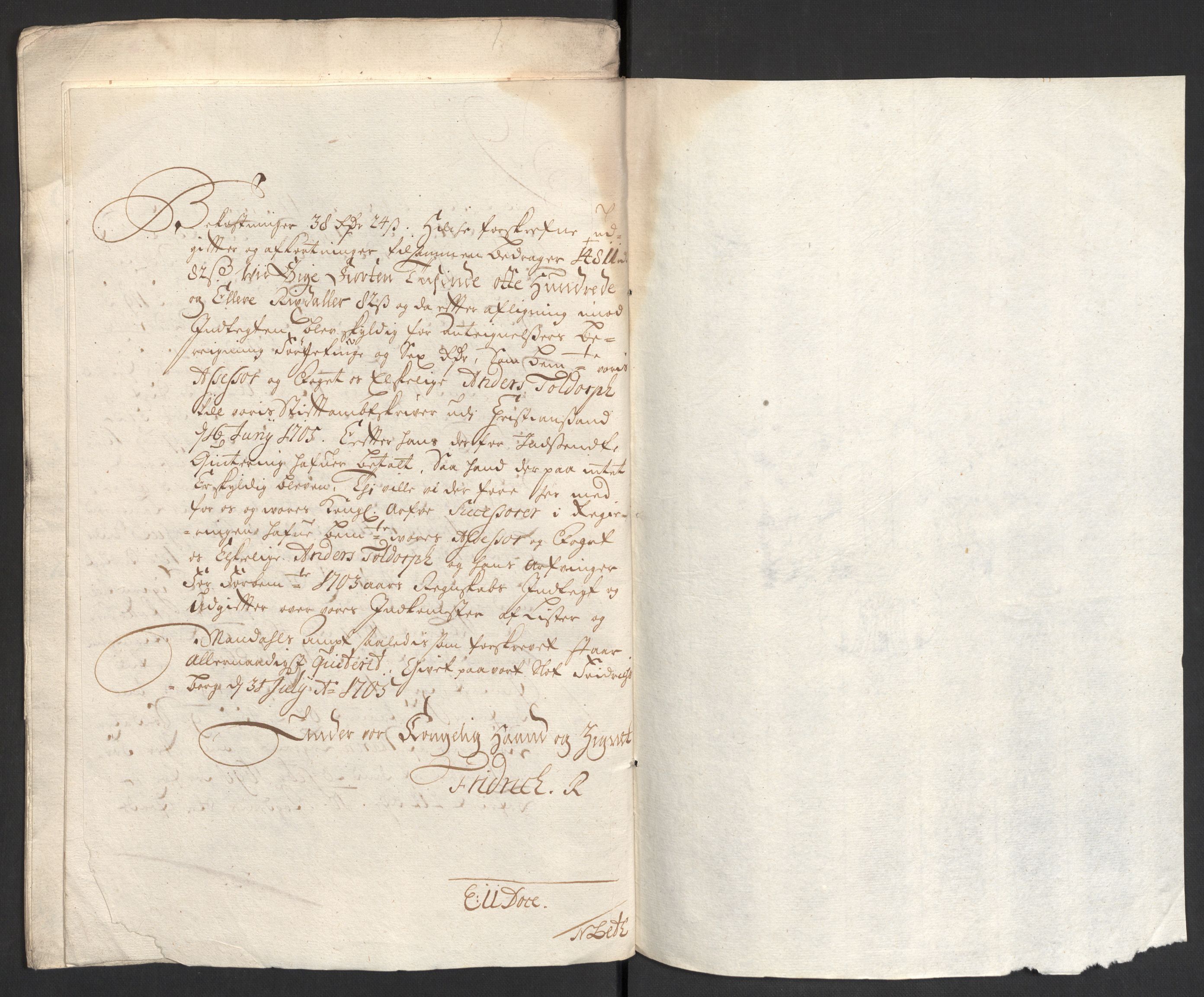 Rentekammeret inntil 1814, Reviderte regnskaper, Fogderegnskap, AV/RA-EA-4092/R43/L2550: Fogderegnskap Lista og Mandal, 1703-1704, s. 178