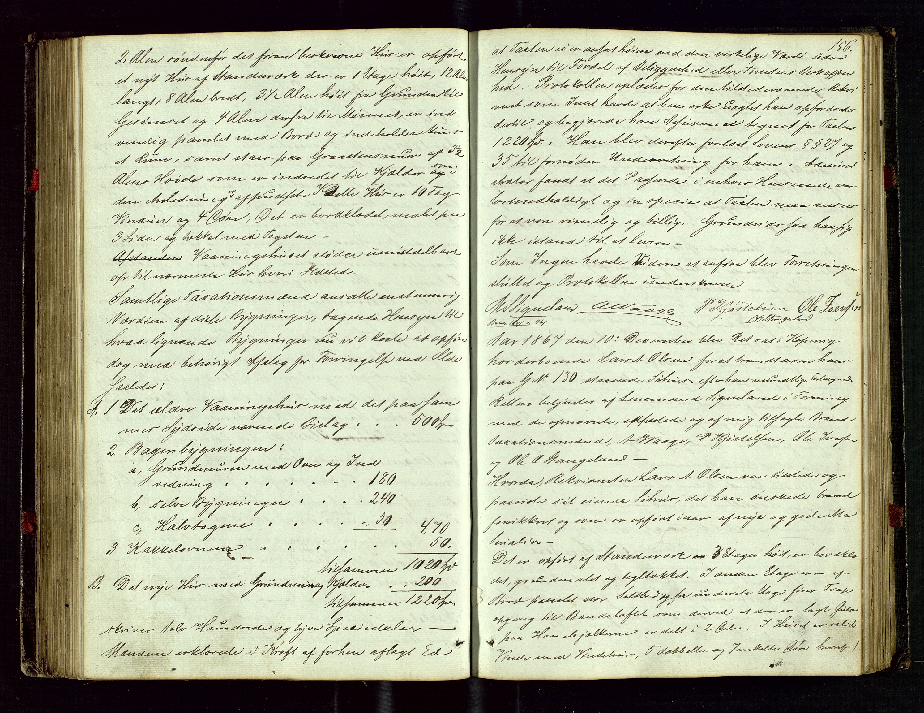 Avaldsnes lensmannskontor, AV/SAST-A-100286/Goa/L0001: "Brandtaxations-Protocol", 1846-1872, s. 155b-156a