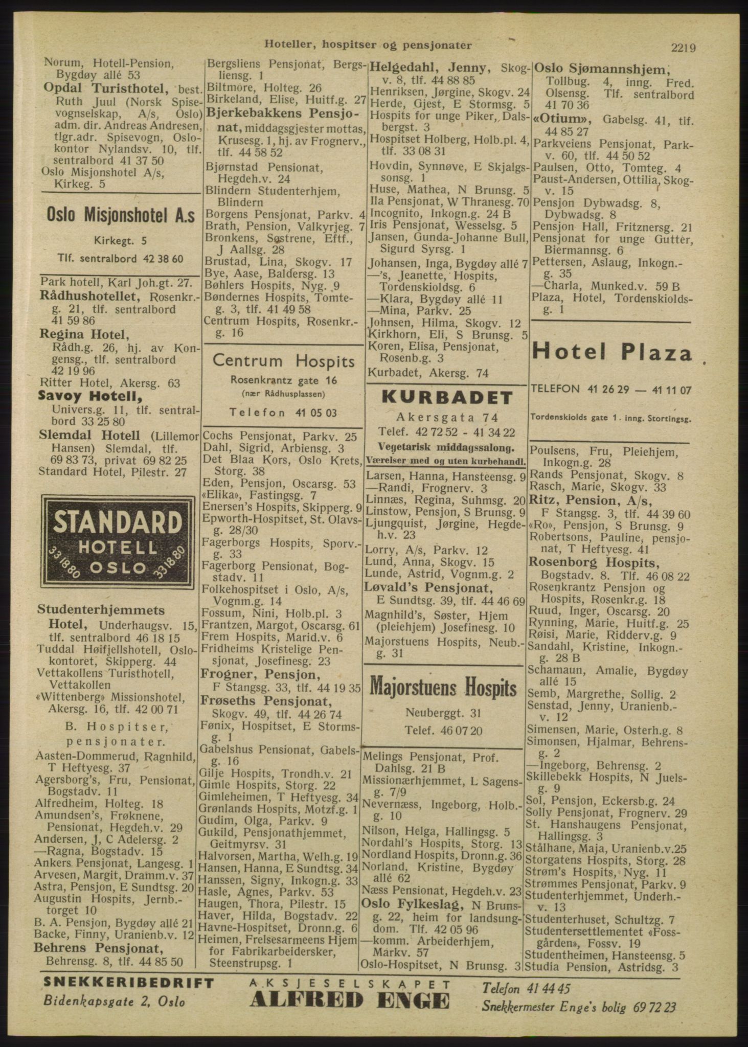 Kristiania/Oslo adressebok, PUBL/-, 1947, s. 2219