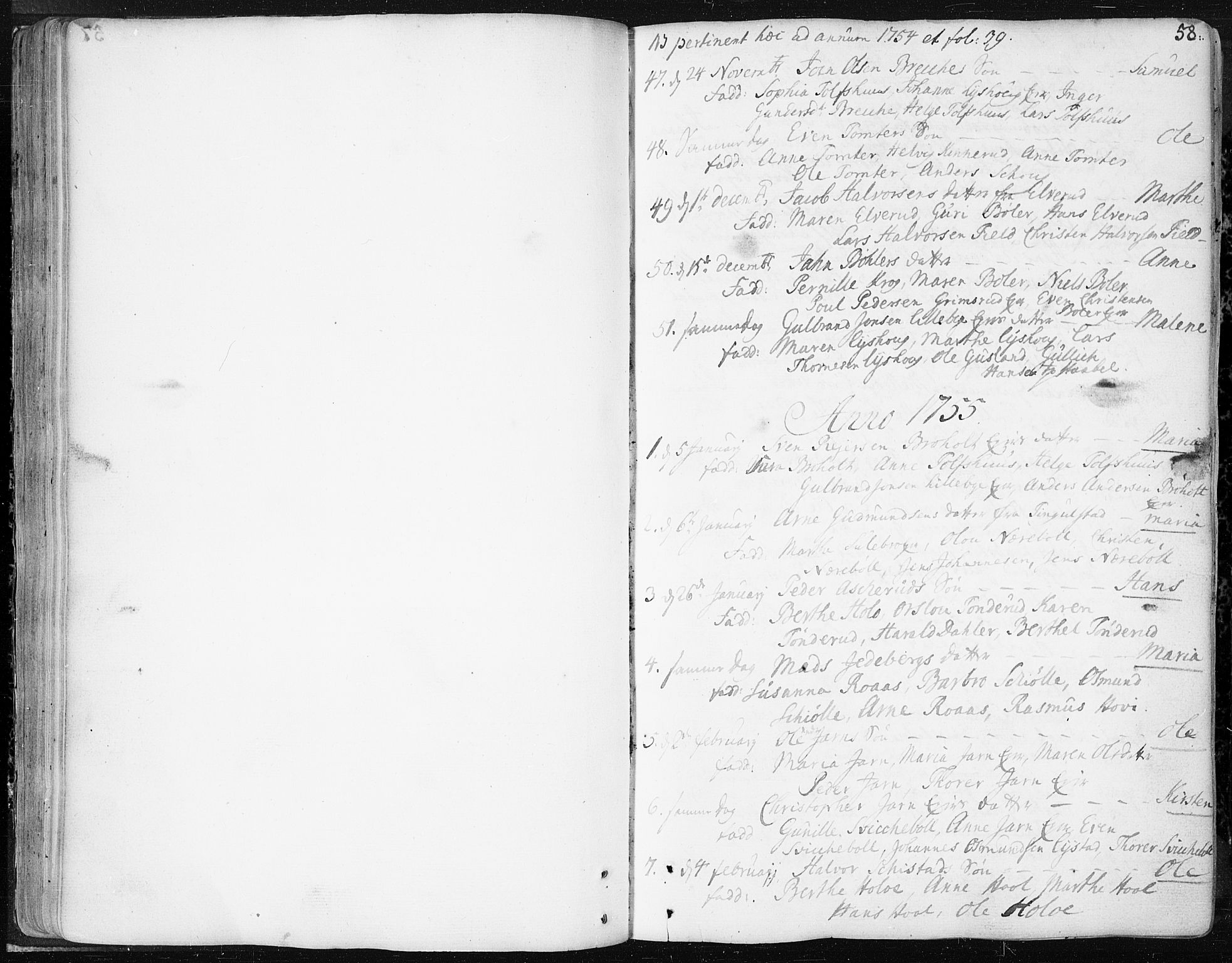 Hobøl prestekontor Kirkebøker, AV/SAO-A-2002/F/Fa/L0001: Ministerialbok nr. I 1, 1733-1814, s. 58