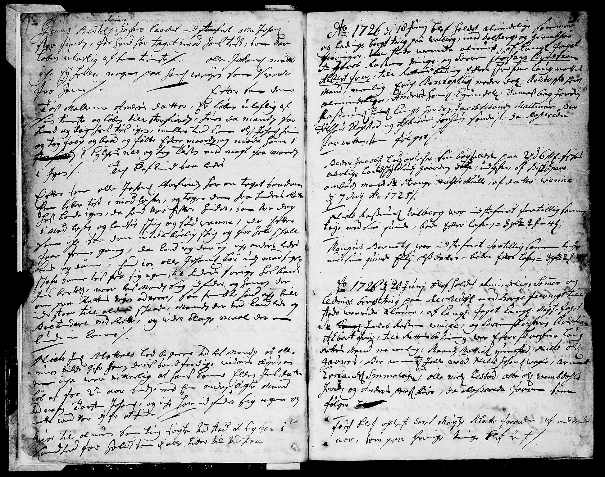 Lofoten sorenskriveri, AV/SAT-A-0017/1/1/1A/L0003: Tingbok, 1726-1796, s. 2b-3a