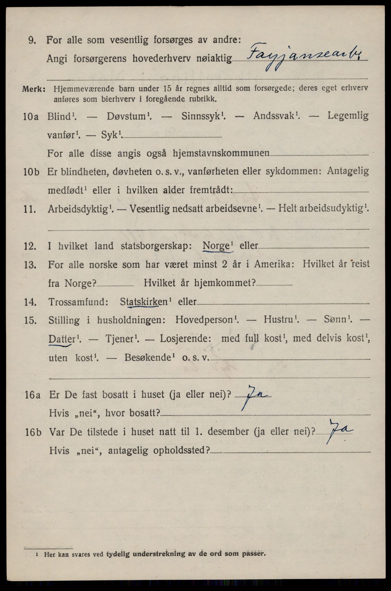 SAST, Folketelling 1920 for 1116 Eigersund herred, 1920, s. 2890