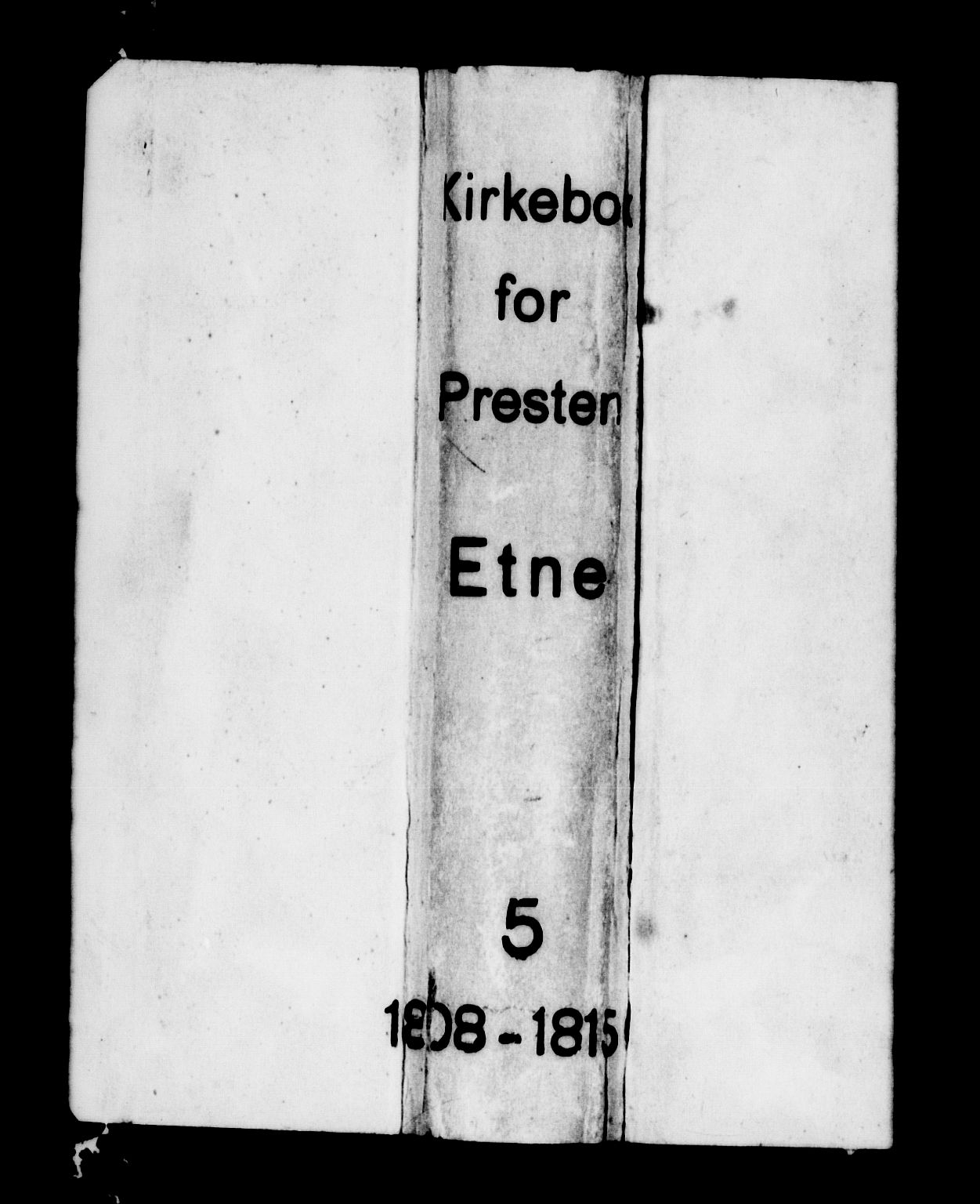 Etne sokneprestembete, SAB/A-75001/H/Haa: Ministerialbok nr. A 5, 1808-1817