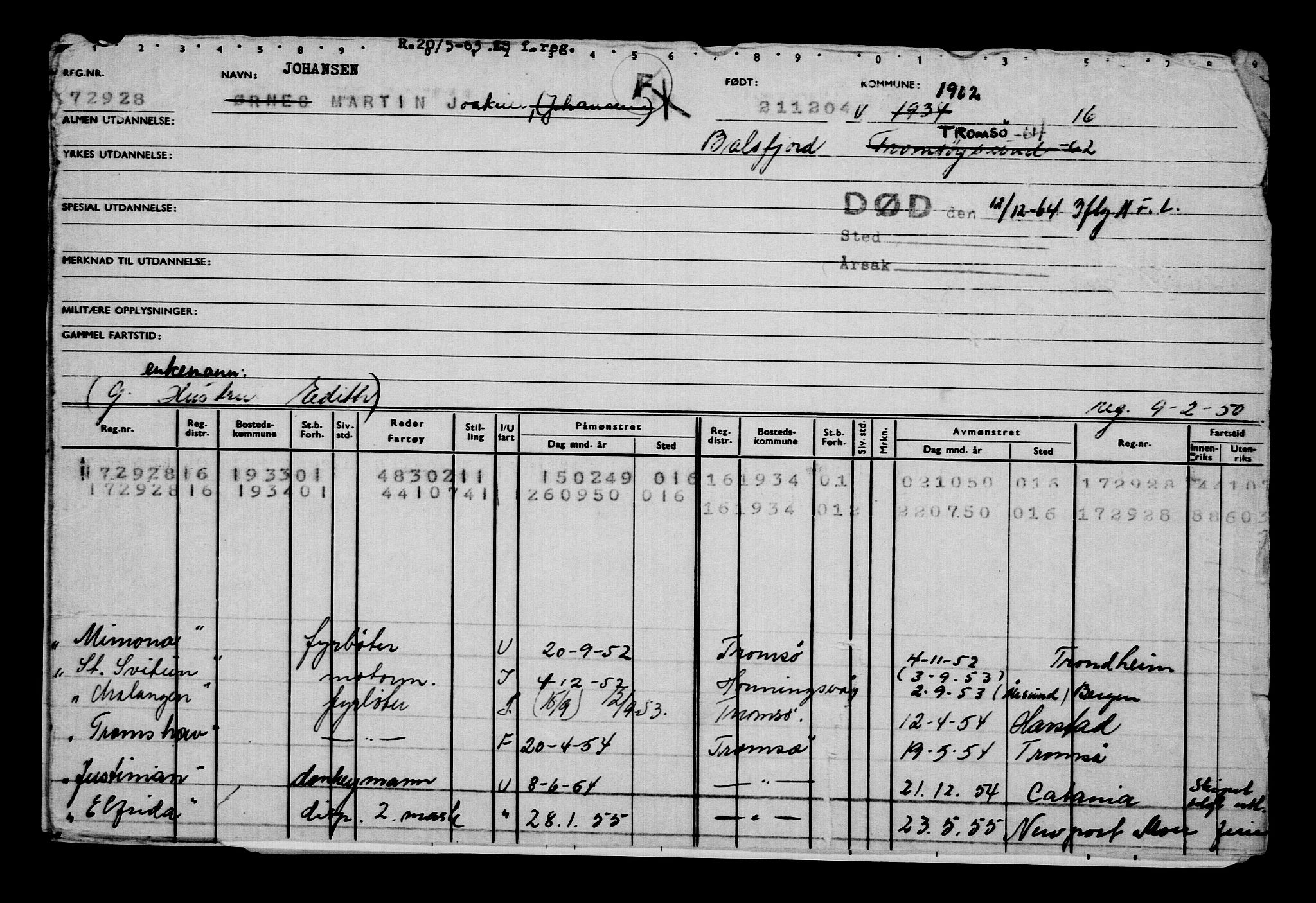 Direktoratet for sjømenn, AV/RA-S-3545/G/Gb/L0056: Hovedkort, 1904, s. 761