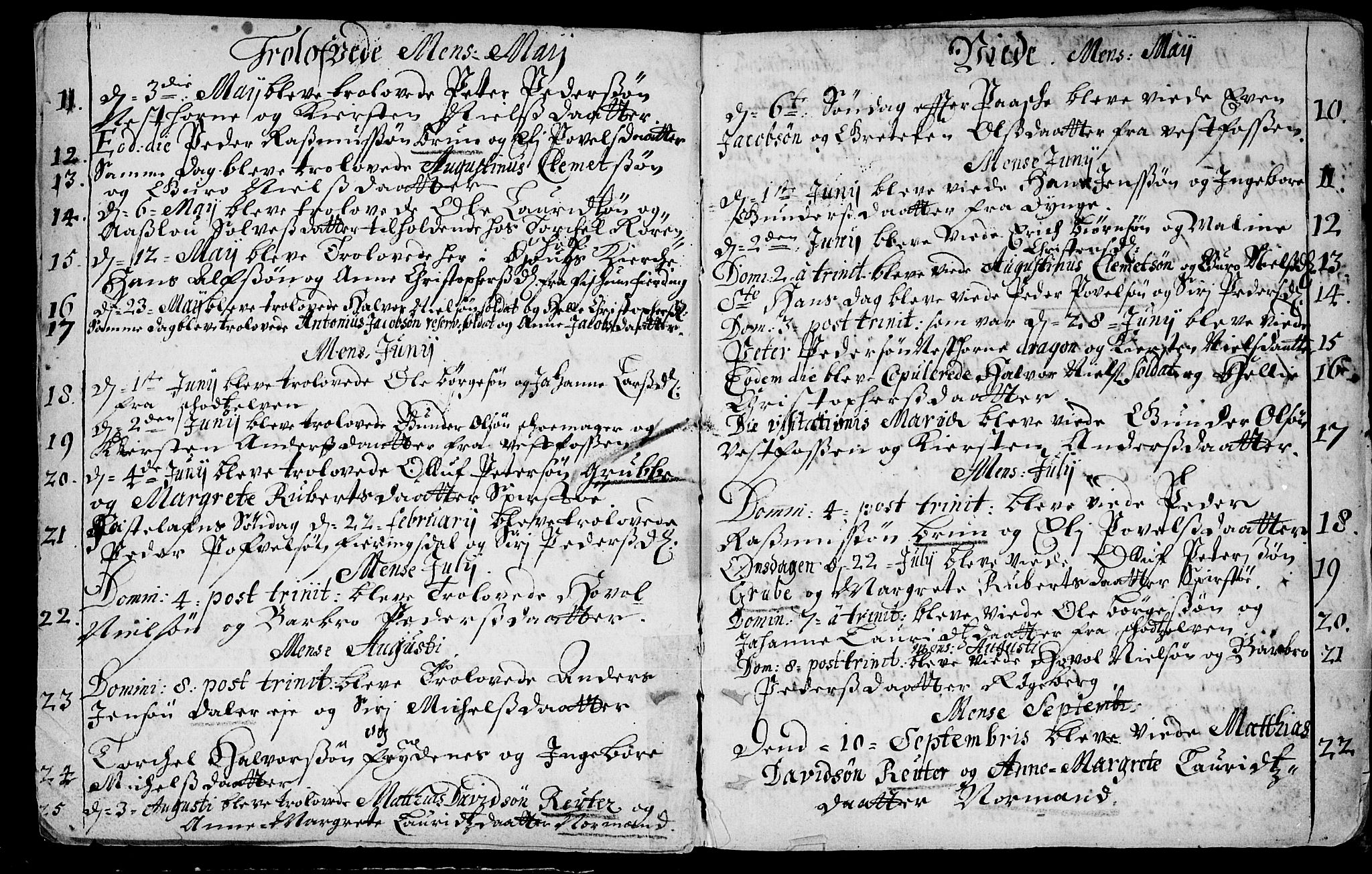 Eiker kirkebøker, AV/SAKO-A-4/F/Fa/L0005: Ministerialbok nr. I 5 /1, 1705-1759