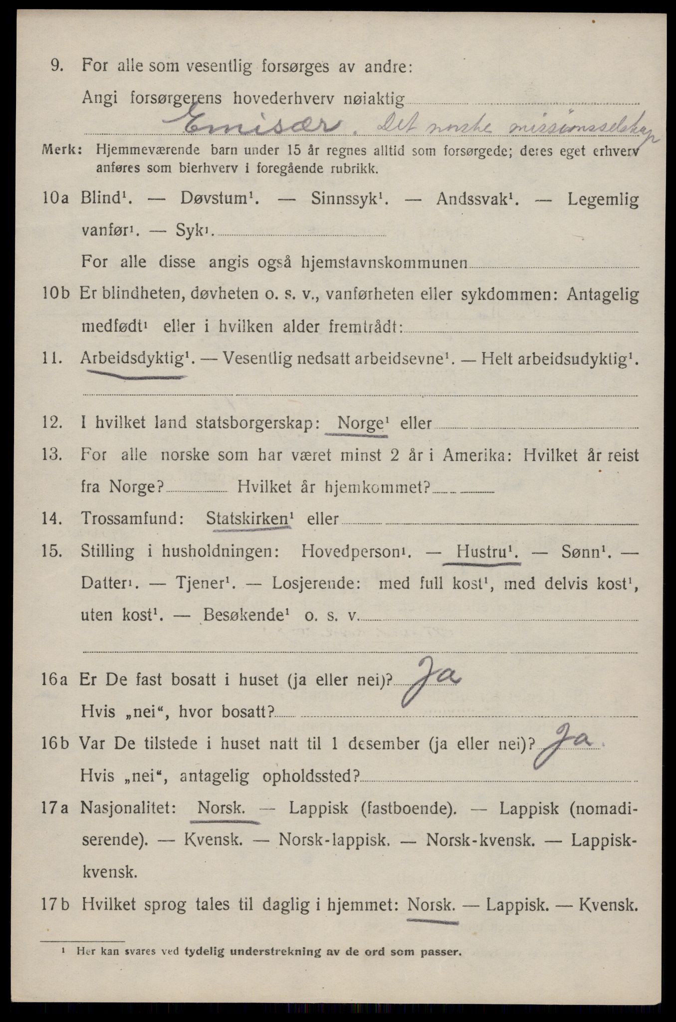 SAT, Folketelling 1920 for 1857 Værøy herred, 1920, s. 2348