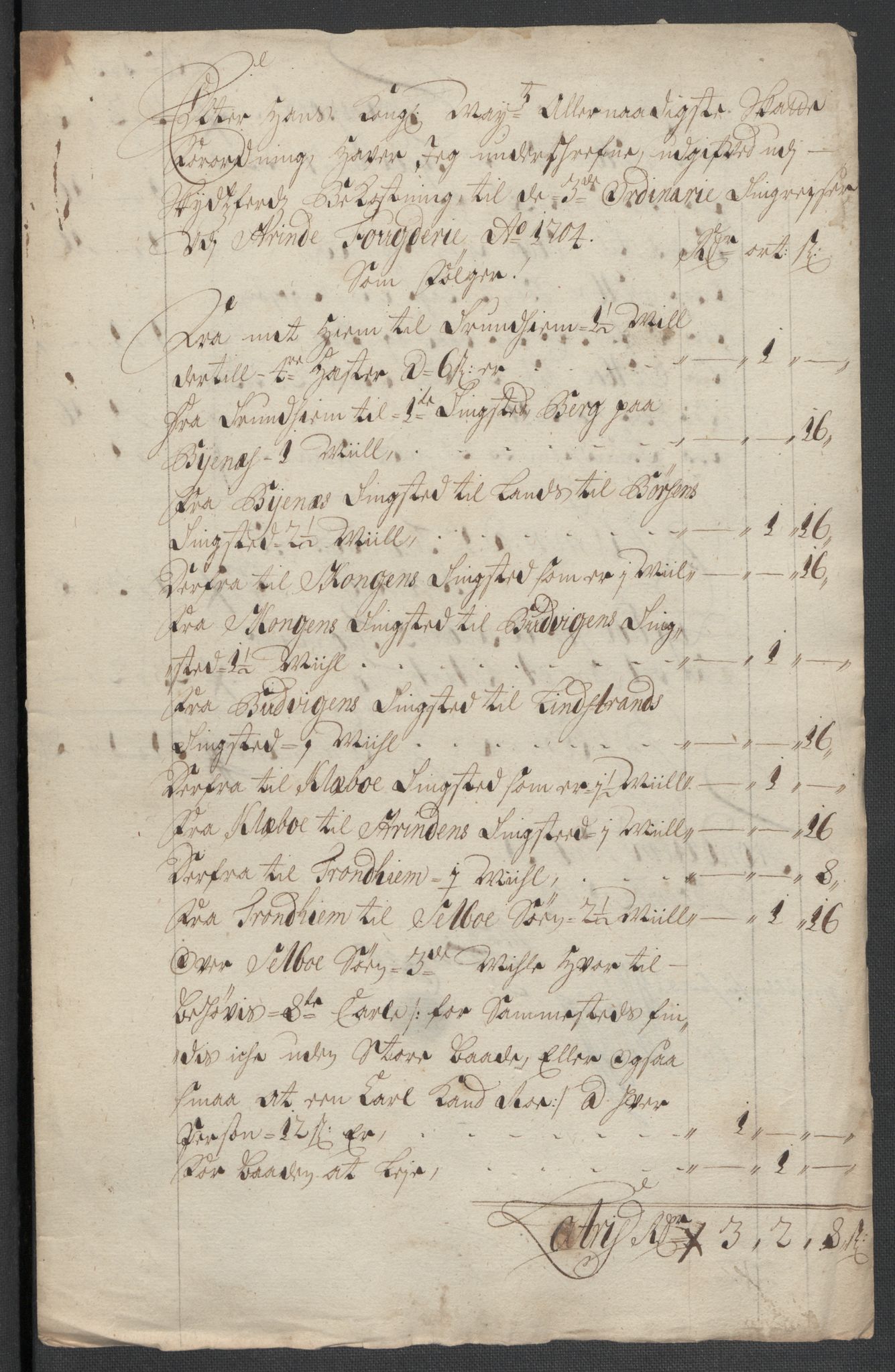 Rentekammeret inntil 1814, Reviderte regnskaper, Fogderegnskap, RA/EA-4092/R61/L4109: Fogderegnskap Strinda og Selbu, 1704-1706, s. 216