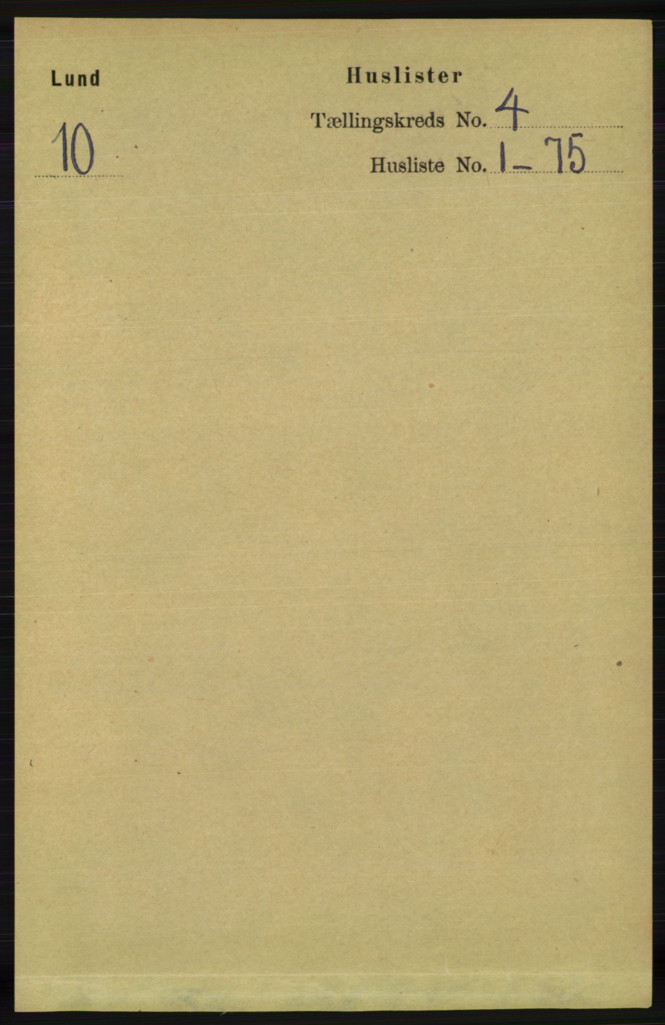 RA, Folketelling 1891 for 1112 Lund herred, 1891, s. 1193