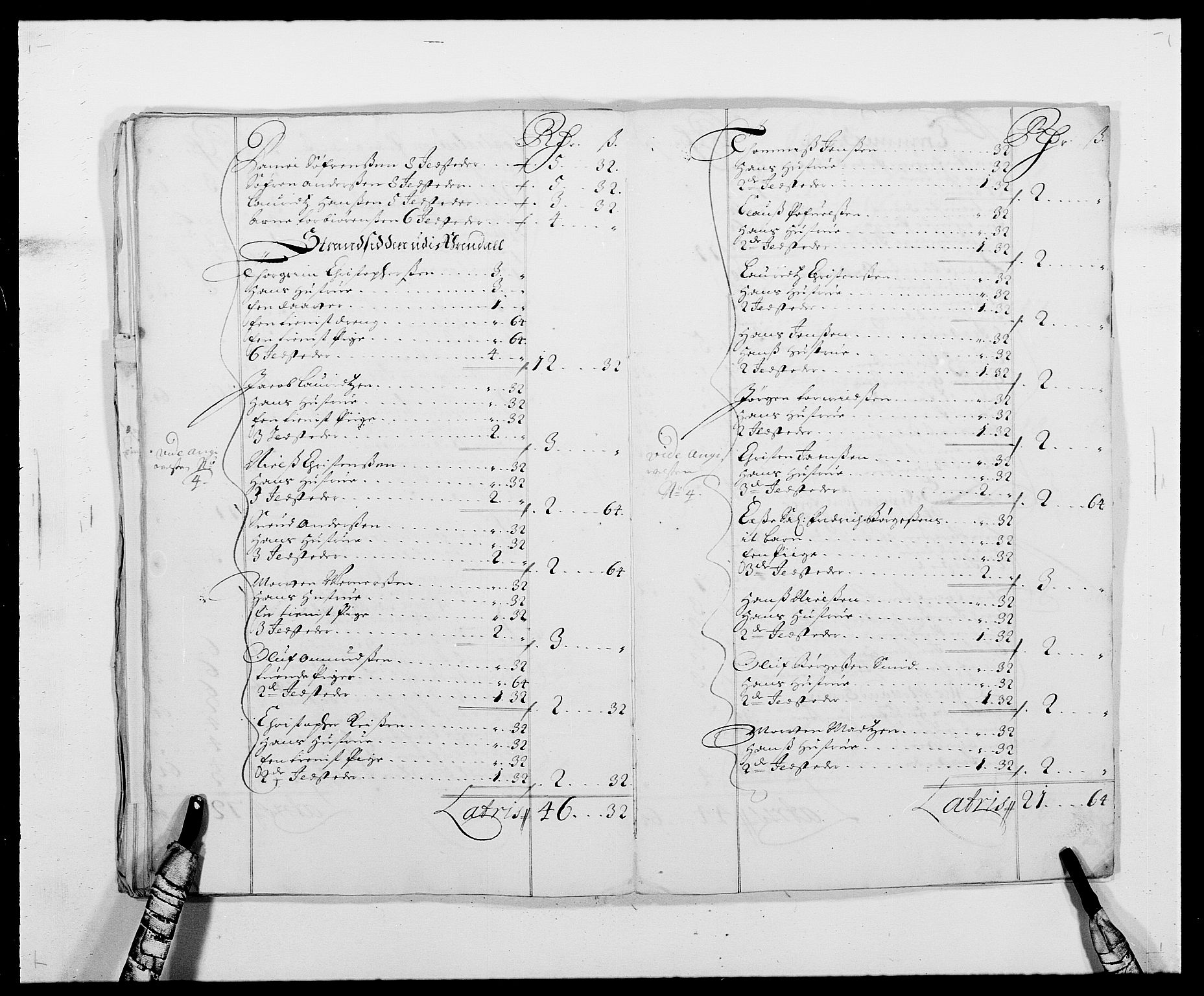 Rentekammeret inntil 1814, Reviderte regnskaper, Fogderegnskap, RA/EA-4092/R39/L2309: Fogderegnskap Nedenes, 1684-1689, s. 368