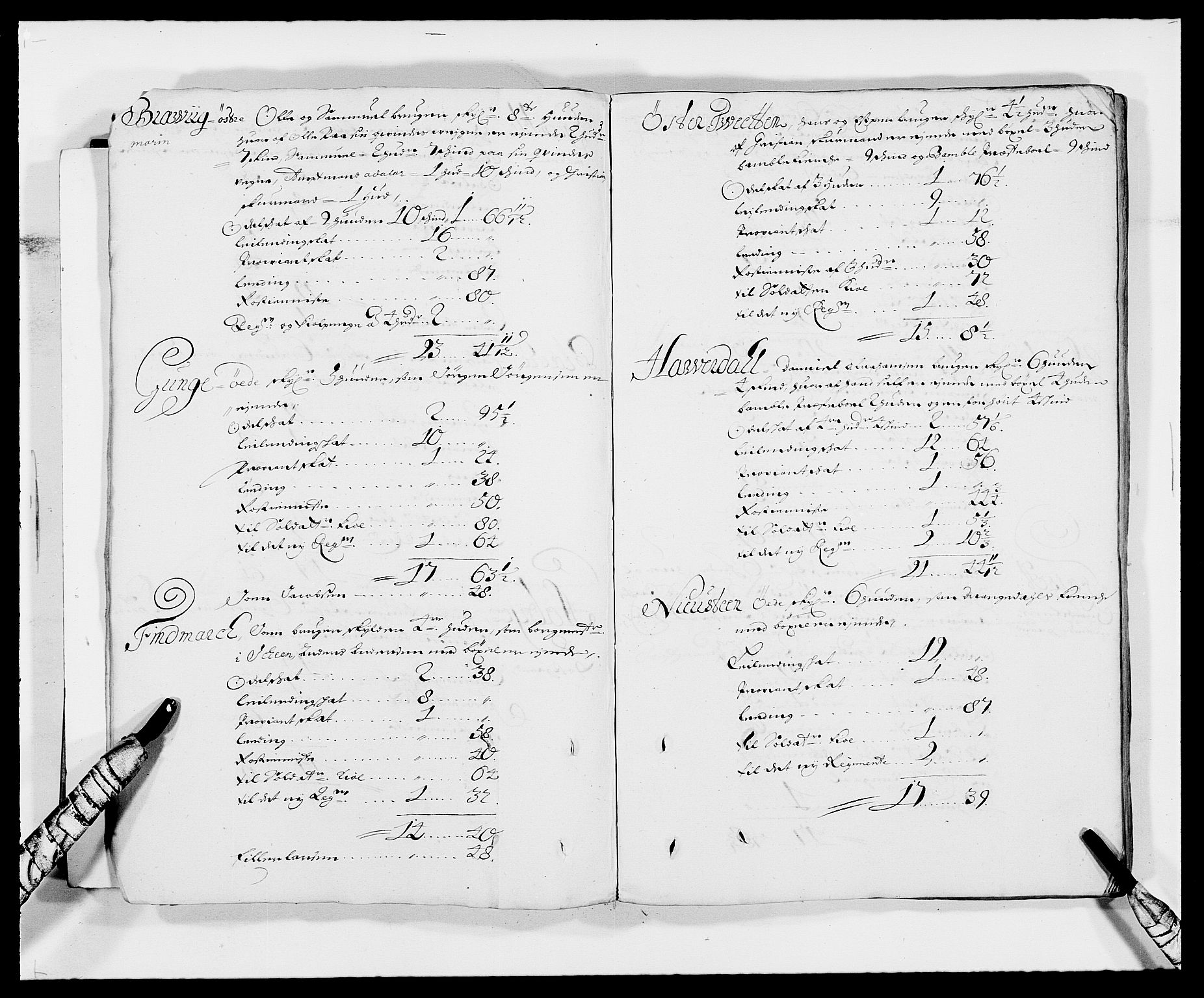 Rentekammeret inntil 1814, Reviderte regnskaper, Fogderegnskap, AV/RA-EA-4092/R34/L2051: Fogderegnskap Bamble, 1688-1691, s. 315