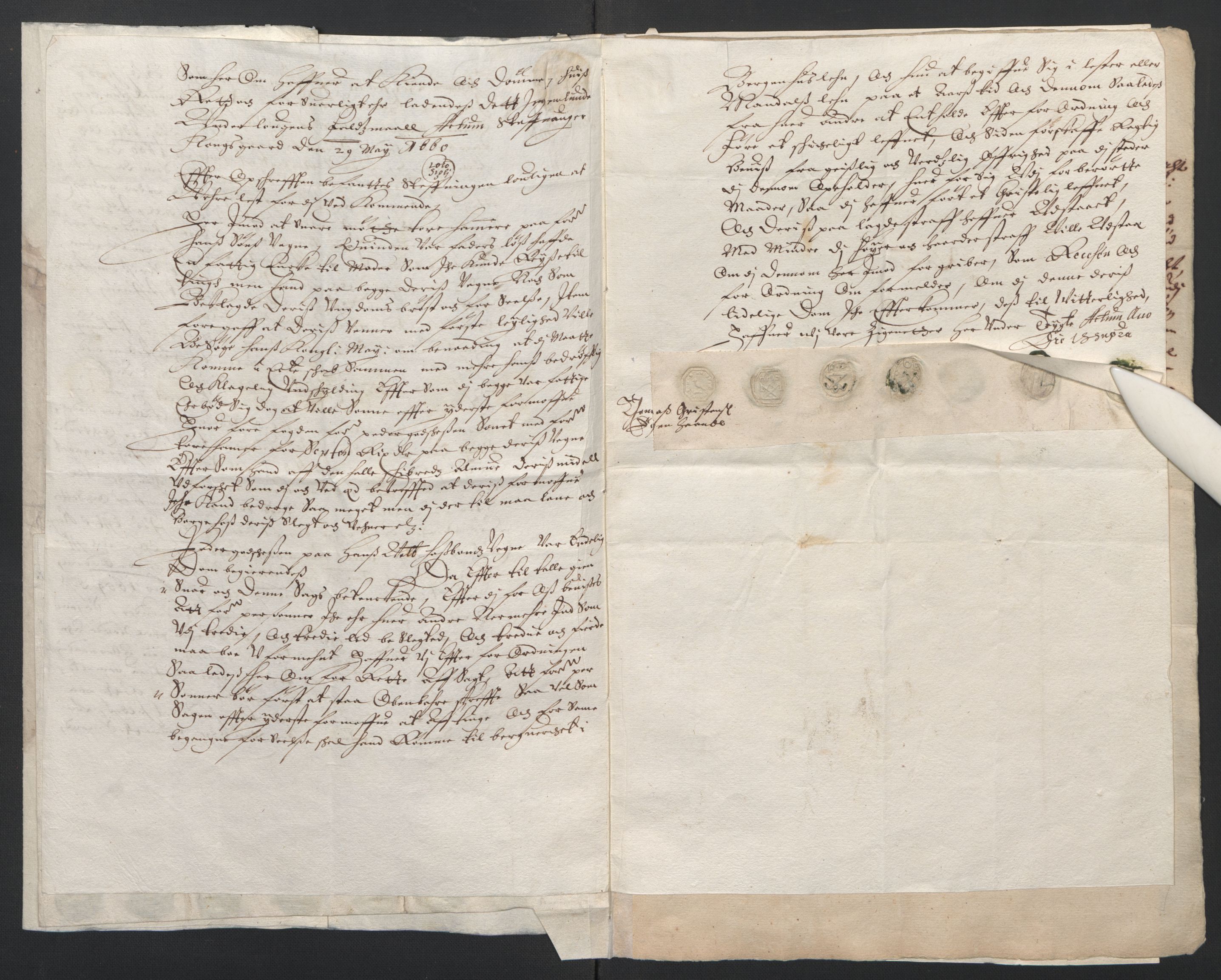 Rentekammeret inntil 1814, Reviderte regnskaper, Lensregnskaper, AV/RA-EA-5023/R/Rb/Rbs/L0042: Stavanger len, 1659-1661