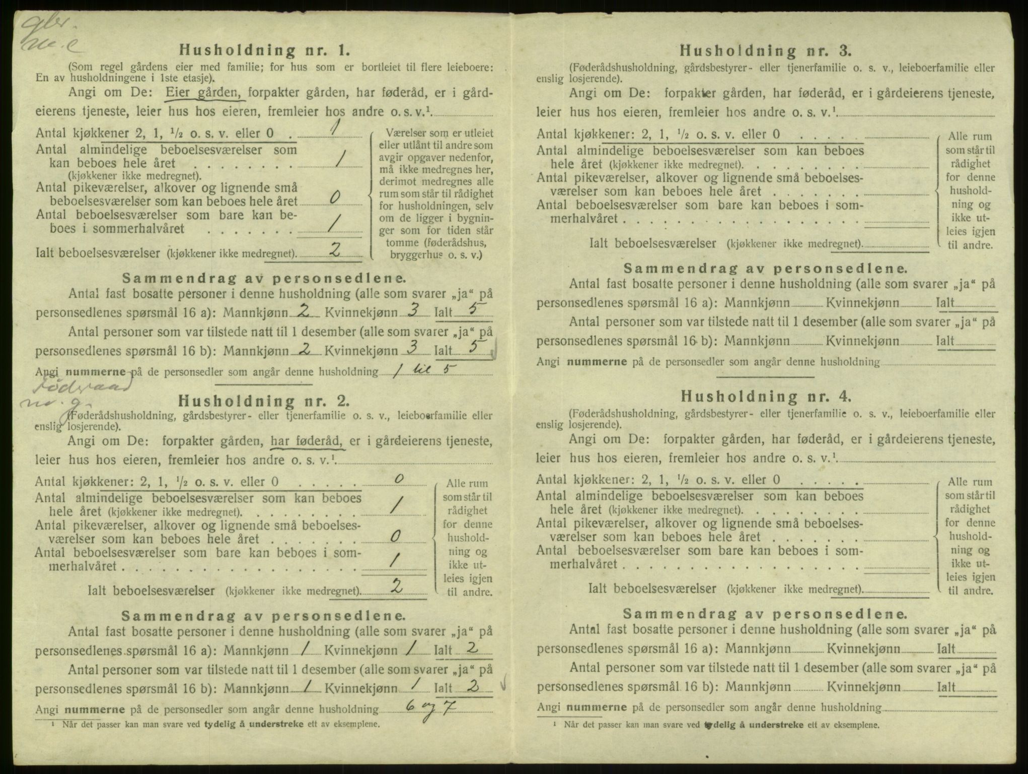 SAB, Folketelling 1920 for 1266 Masfjorden herred, 1920, s. 198