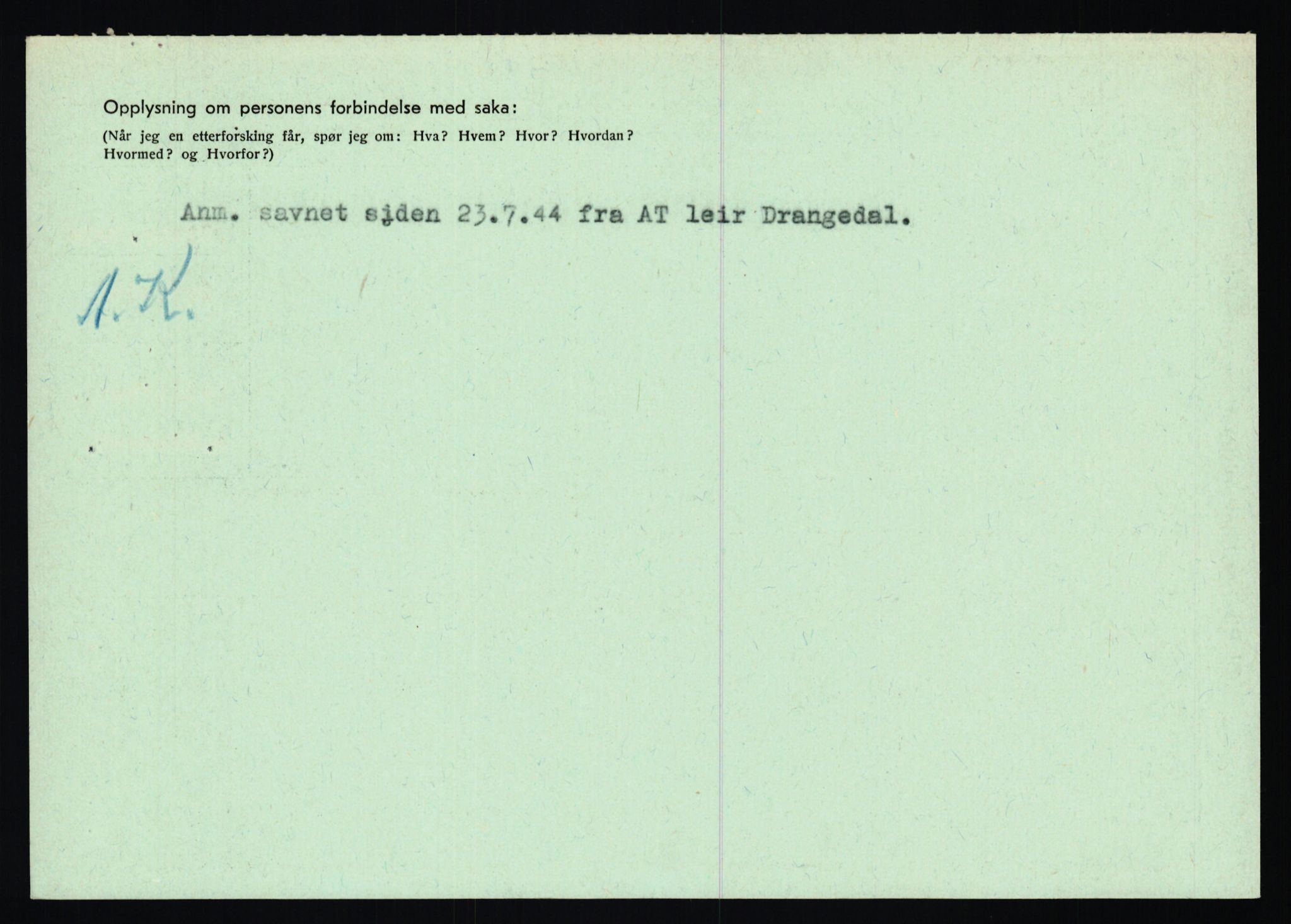 Statspolitiet - Hovedkontoret / Osloavdelingen, AV/RA-S-1329/C/Ca/L0006: Hanche - Hokstvedt, 1943-1945, s. 3997