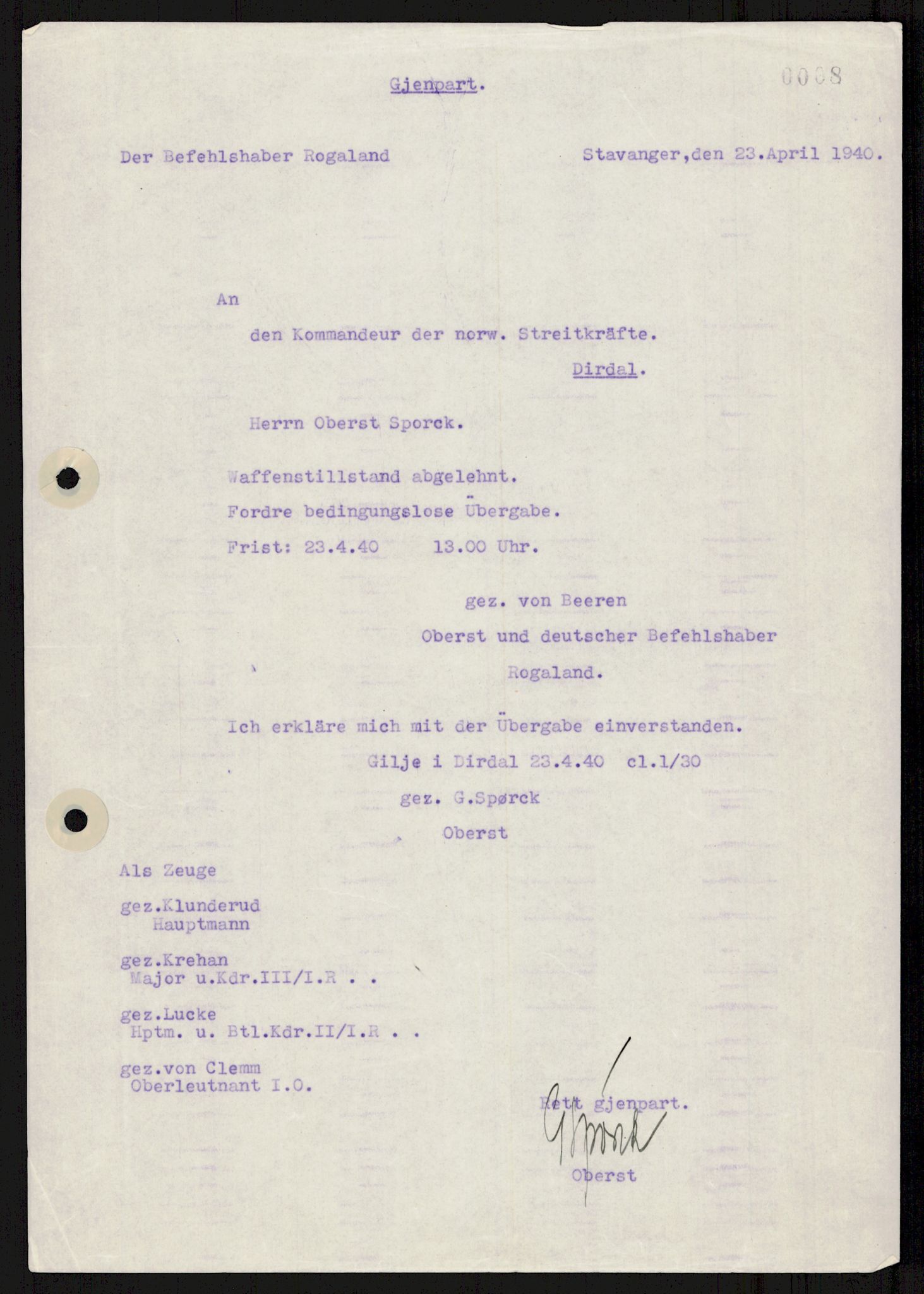 Forsvaret, Forsvarets krigshistoriske avdeling, AV/RA-RAFA-2017/Y/Yb/L0090: II-C-11-320  -  3. Divisjon., 1940, s. 7