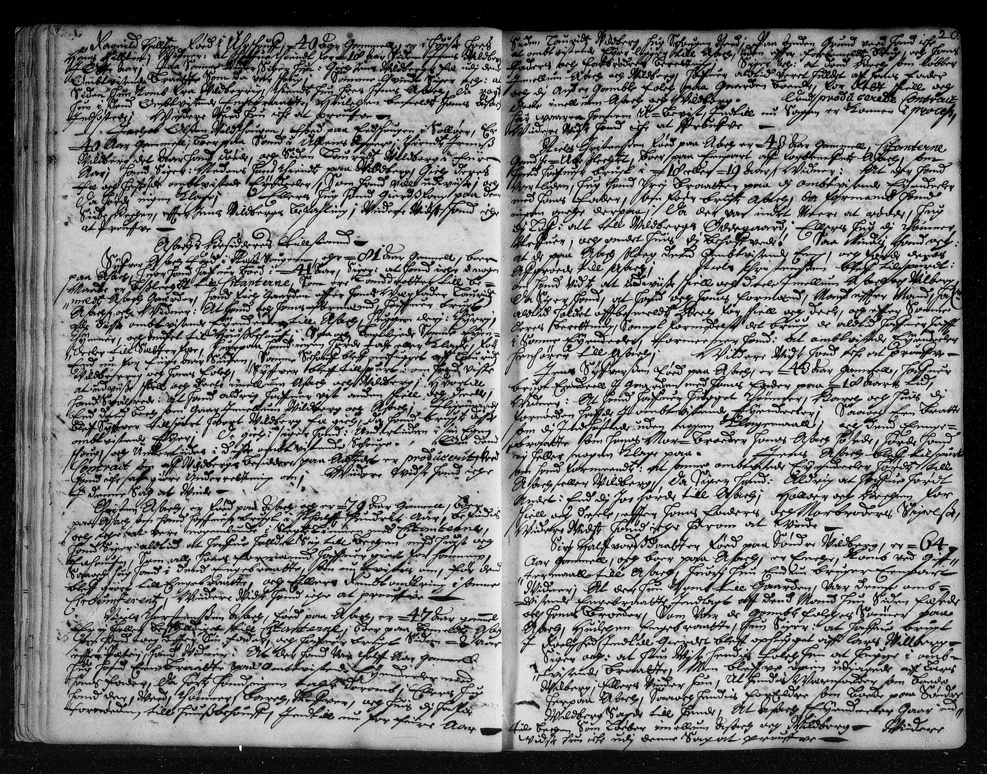 Christiania lagting, AV/SAO-A-11131/F/Fa/L0008: Tingbok, 1680-1689, s. 19b-20a