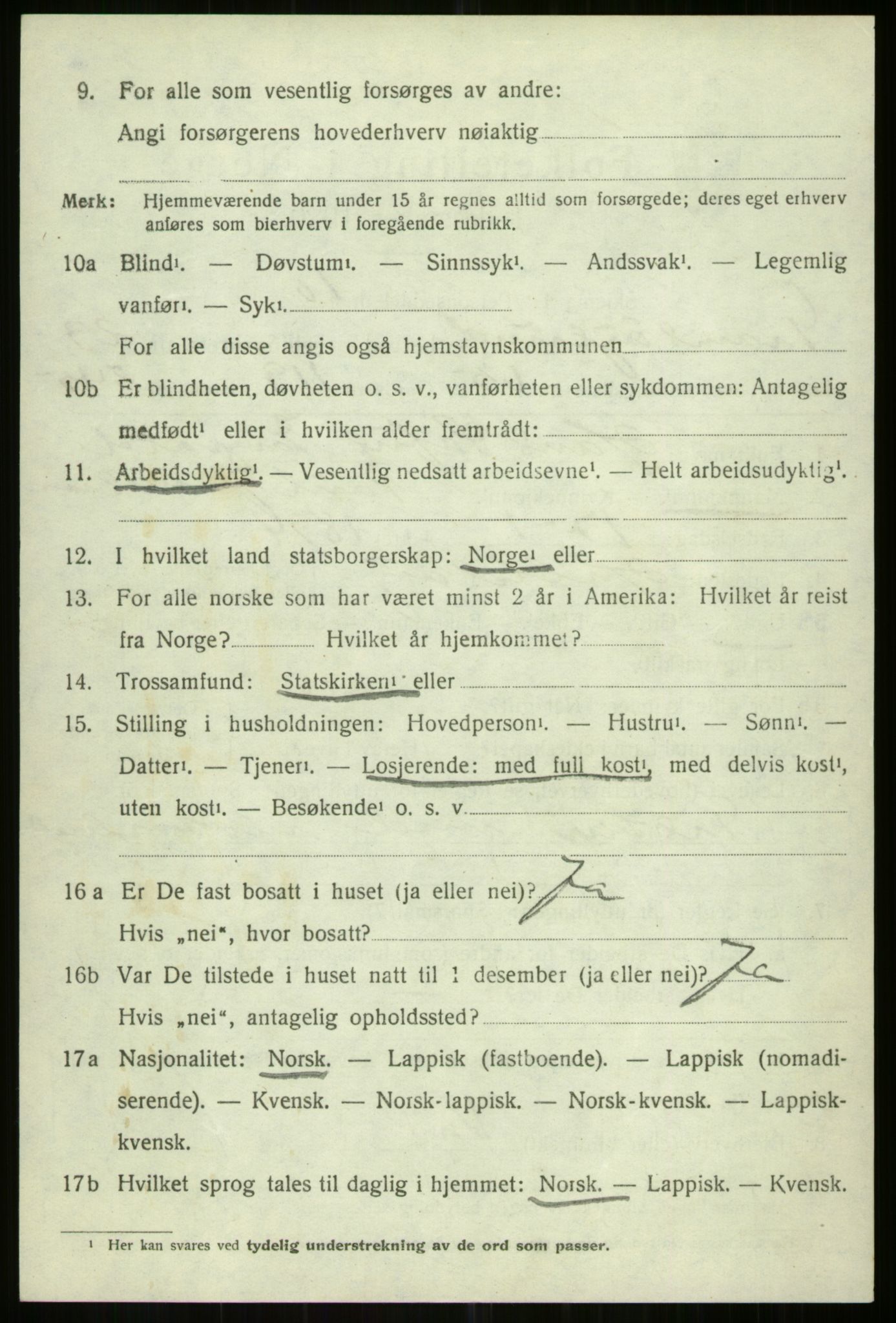 SATØ, Folketelling 1920 for 1934 Tromsøysund herred, 1920, s. 14191