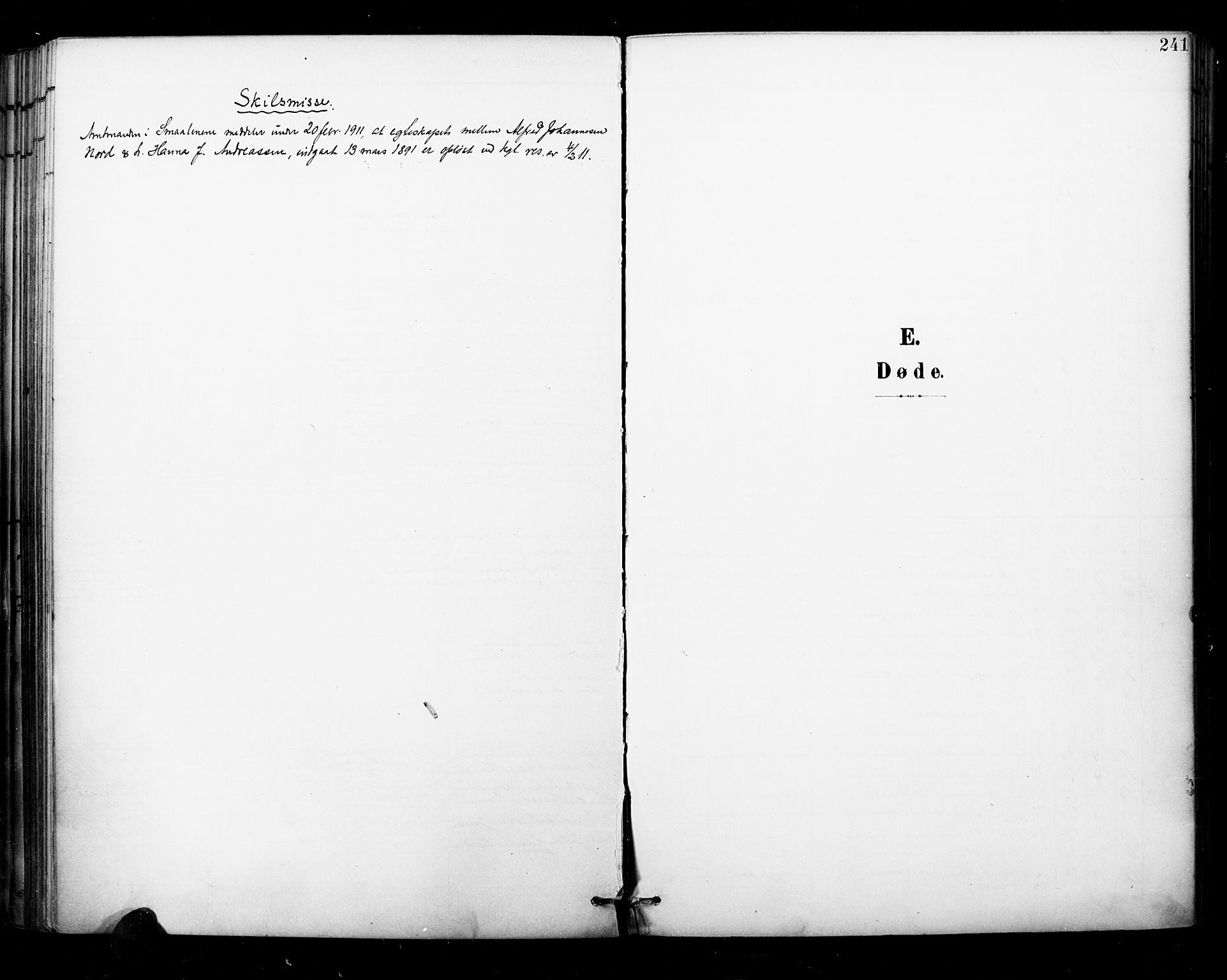 Skjeberg prestekontor Kirkebøker, SAO/A-10923/F/Fa/L0010: Ministerialbok nr. I 10, 1898-1911, s. 241