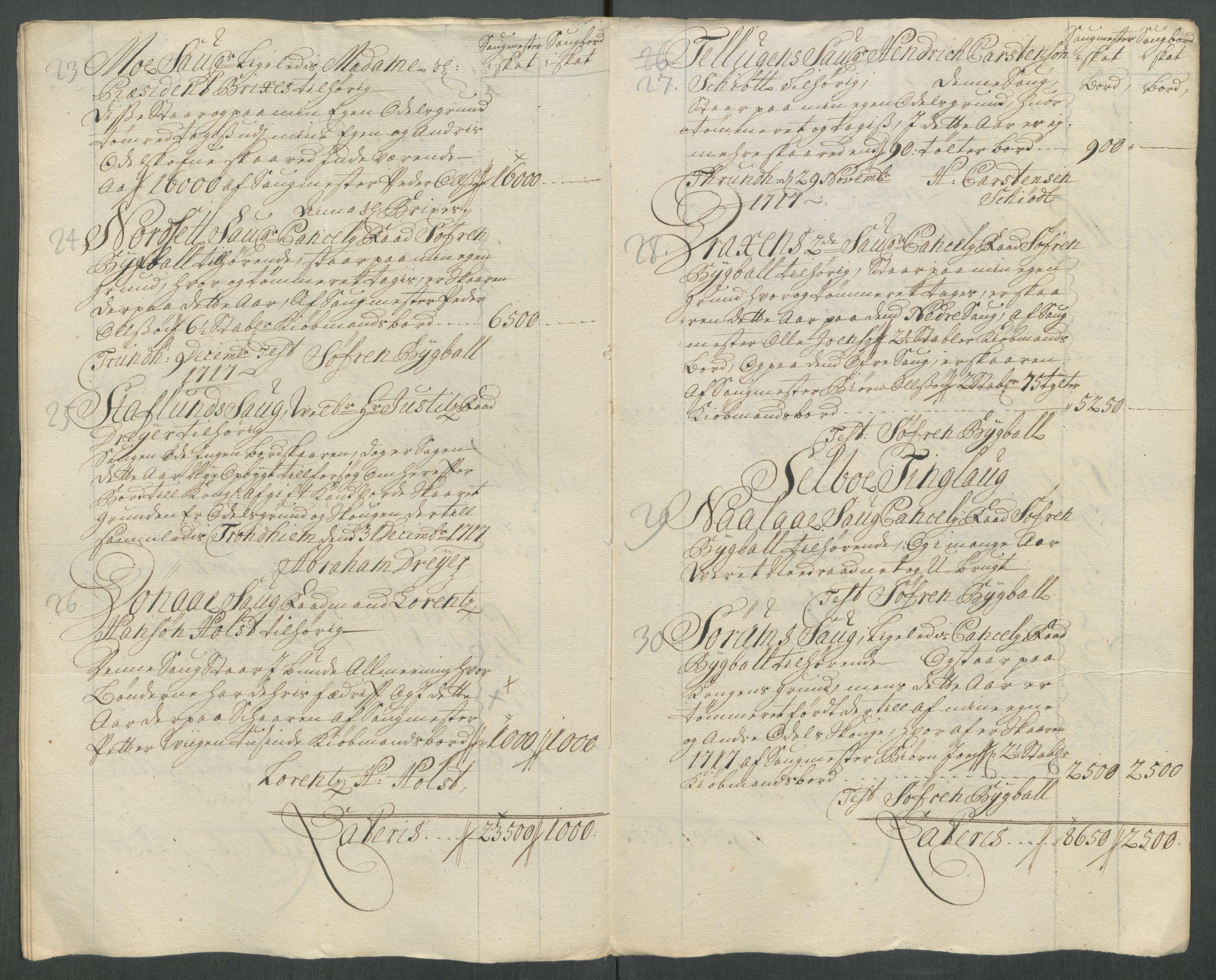 Rentekammeret inntil 1814, Reviderte regnskaper, Fogderegnskap, AV/RA-EA-4092/R61/L4116: Fogderegnskap Strinda og Selbu, 1717-1718, s. 113