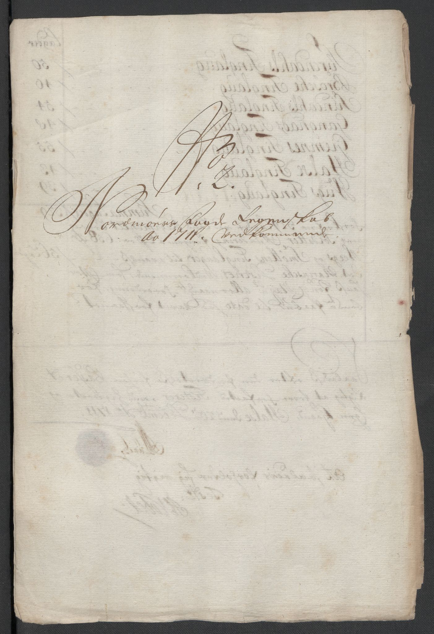 Rentekammeret inntil 1814, Reviderte regnskaper, Fogderegnskap, RA/EA-4092/R56/L3745: Fogderegnskap Nordmøre, 1711, s. 81