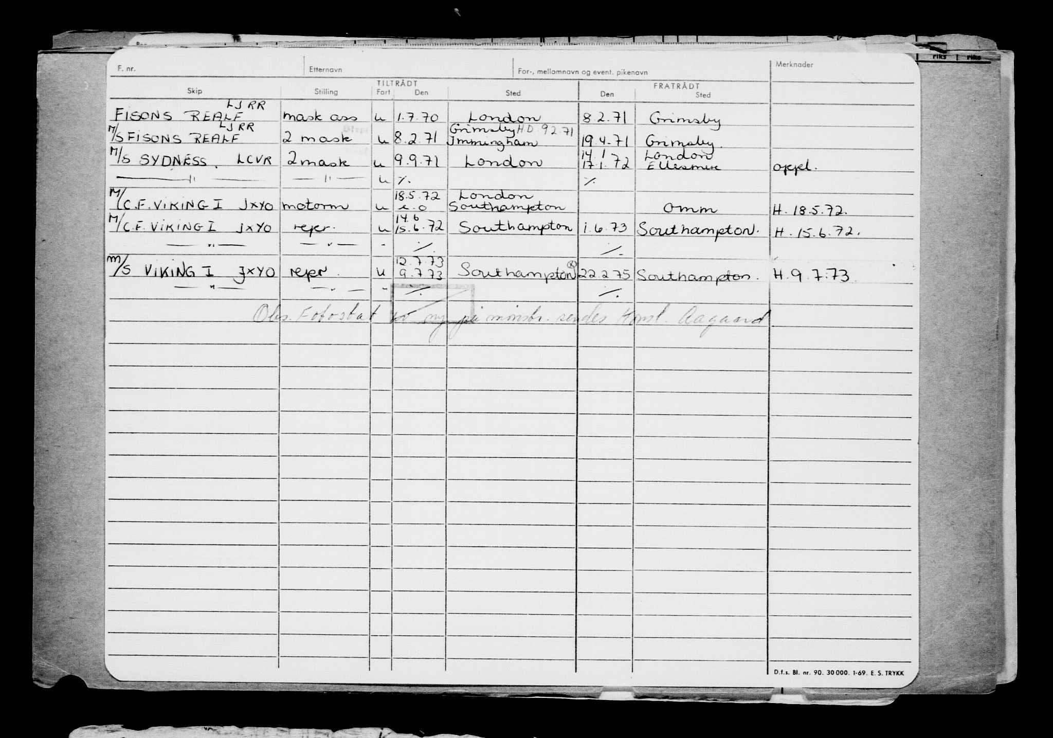 Direktoratet for sjømenn, AV/RA-S-3545/G/Gb/L0190: Hovedkort, 1921, s. 277