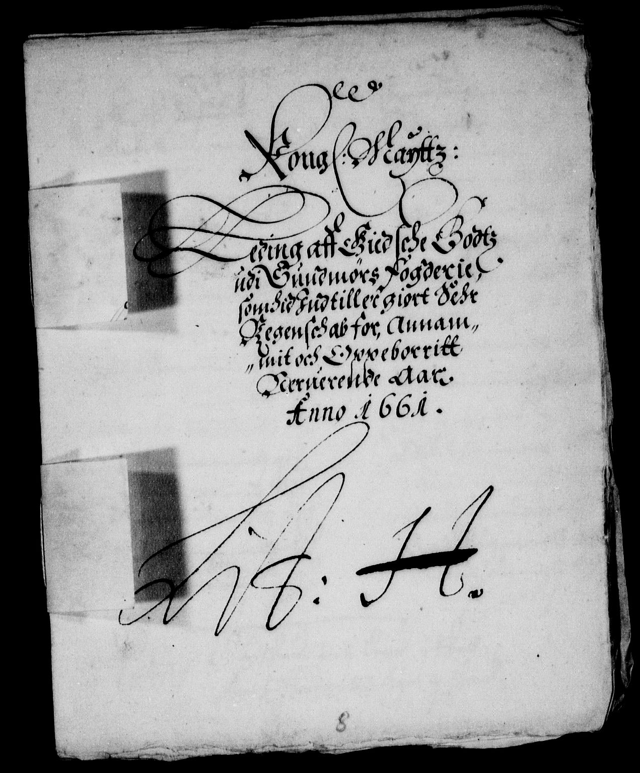 Rentekammeret inntil 1814, Reviderte regnskaper, Stiftamtstueregnskaper, Bergen stiftamt, AV/RA-EA-6043/R/Rc/L0001: Bergen stiftamt, 1661