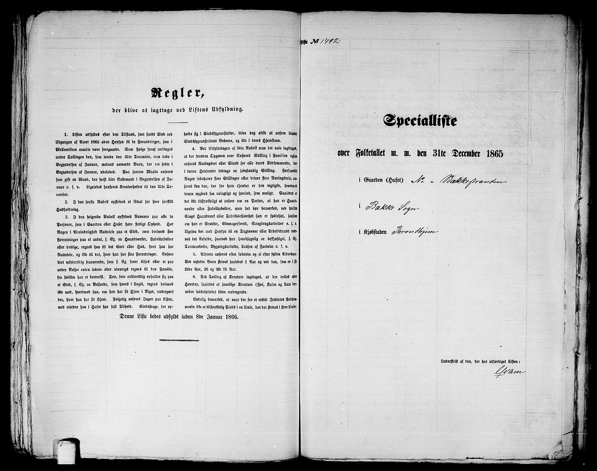 RA, Folketelling 1865 for 1601 Trondheim kjøpstad, 1865, s. 3086