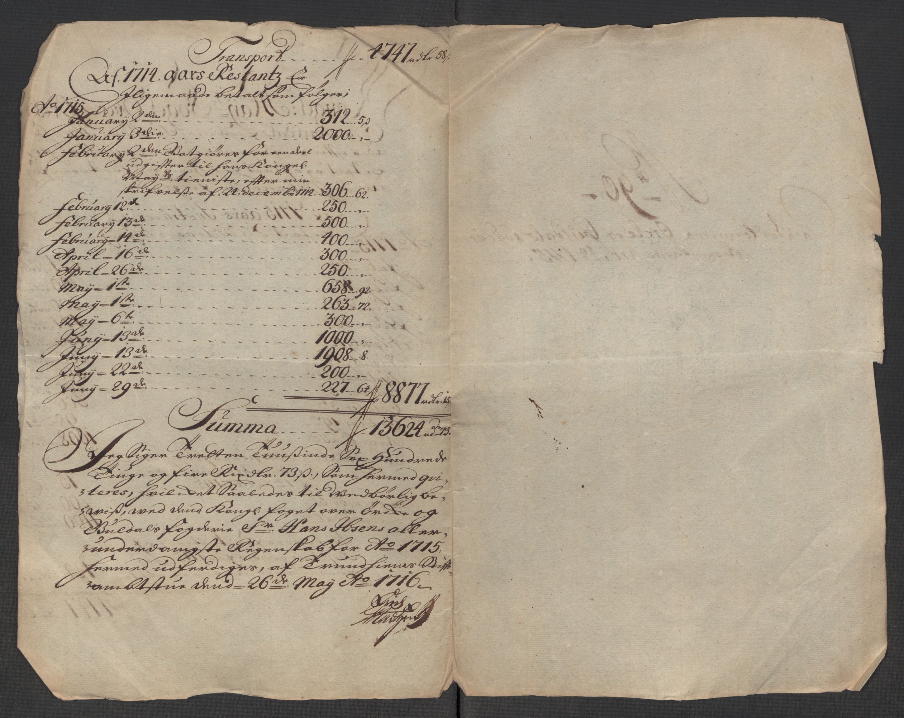 Rentekammeret inntil 1814, Reviderte regnskaper, Fogderegnskap, RA/EA-4092/R60/L3966: Fogderegnskap Orkdal og Gauldal, 1715, s. 557