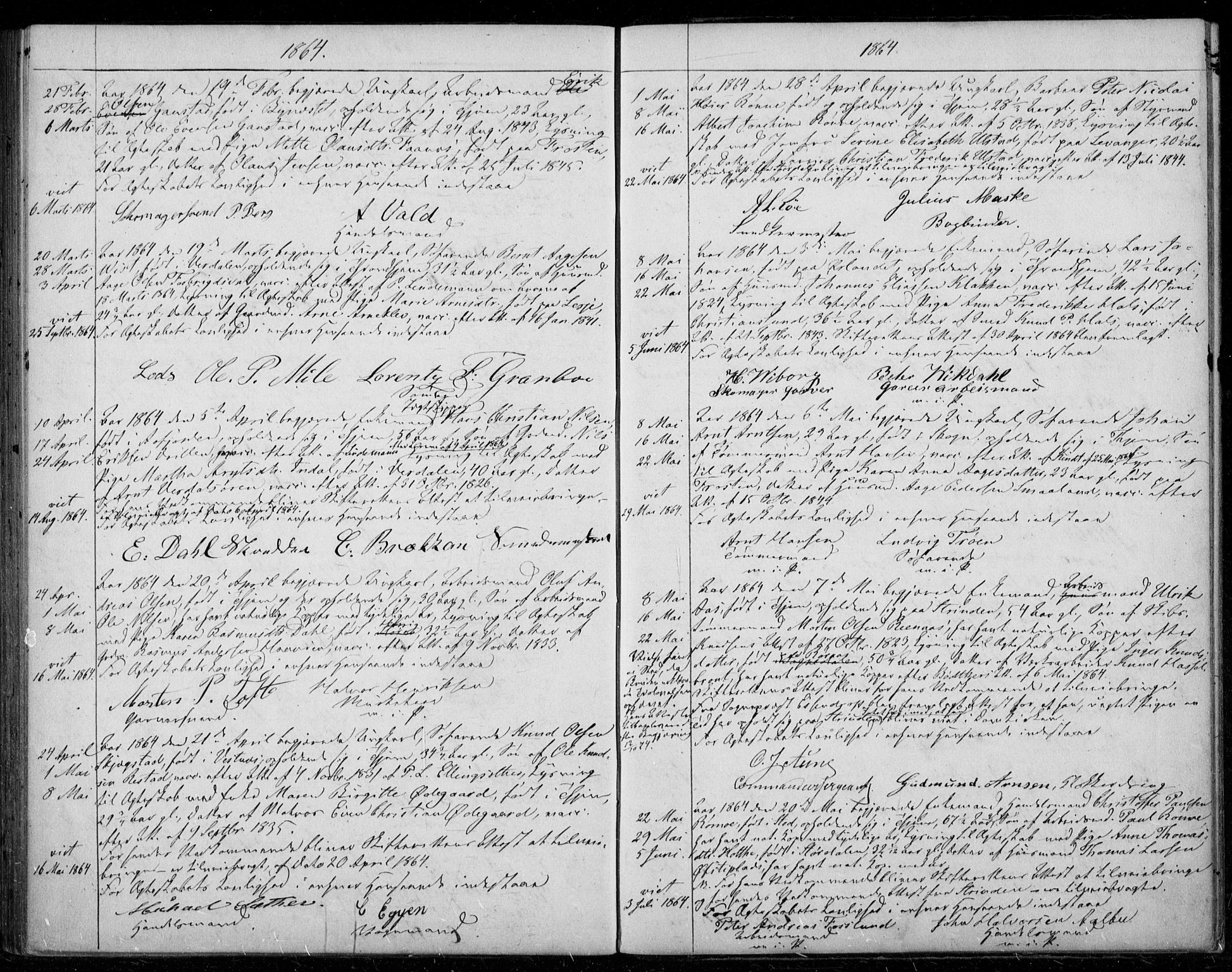 Ministerialprotokoller, klokkerbøker og fødselsregistre - Sør-Trøndelag, SAT/A-1456/601/L0052: Ministerialbok nr. 601A20, 1852-1866