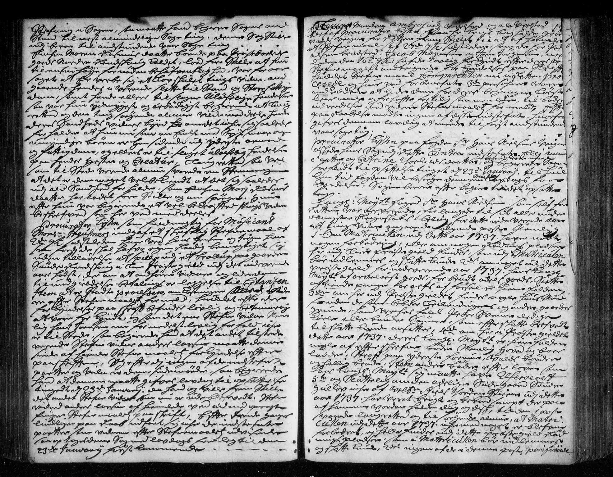Lier, Røyken og Hurum sorenskriveri, SAKO/A-89/F/Fa/L0048: Tingbok, 1736-1738, s. 176